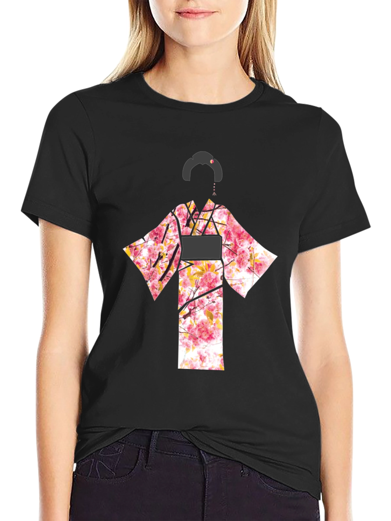 Kimono Sakura Graphic Tee