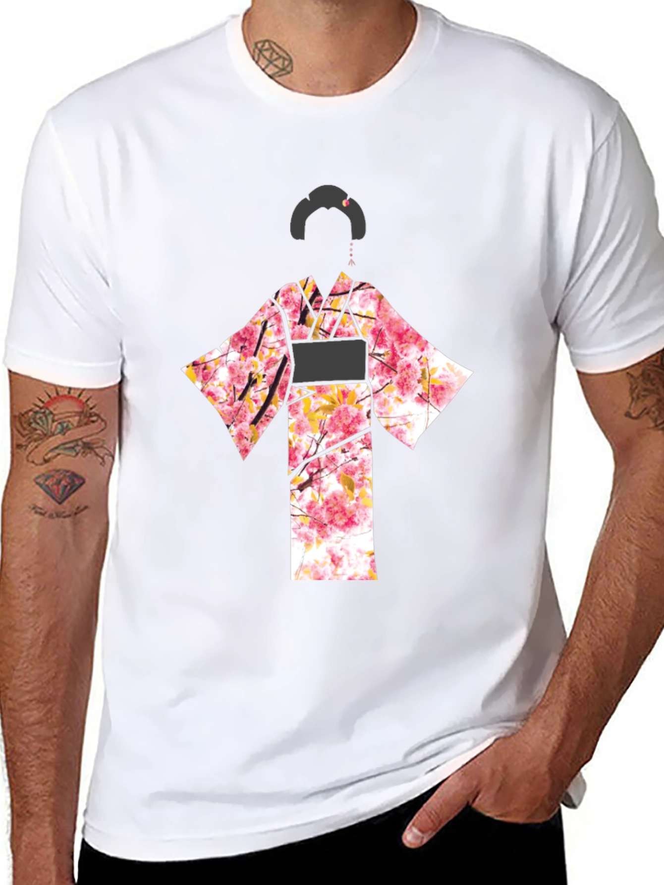 Kimono Sakura Graphic Tee