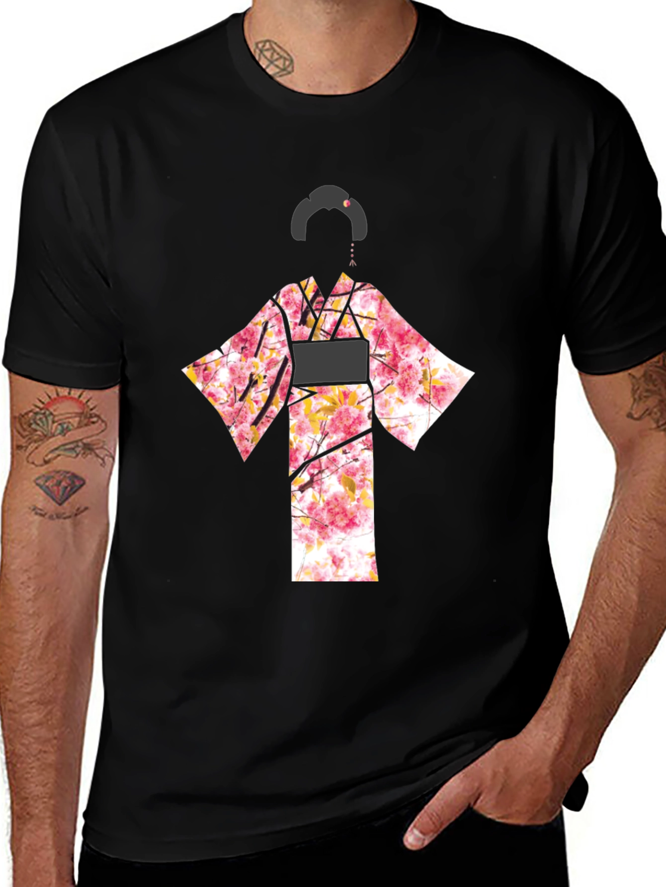 Kimono Sakura Graphic Tee