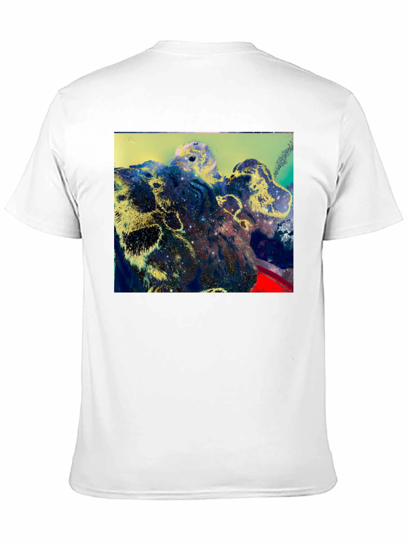 Cosmic Landscape Graphic Black T-Shirt