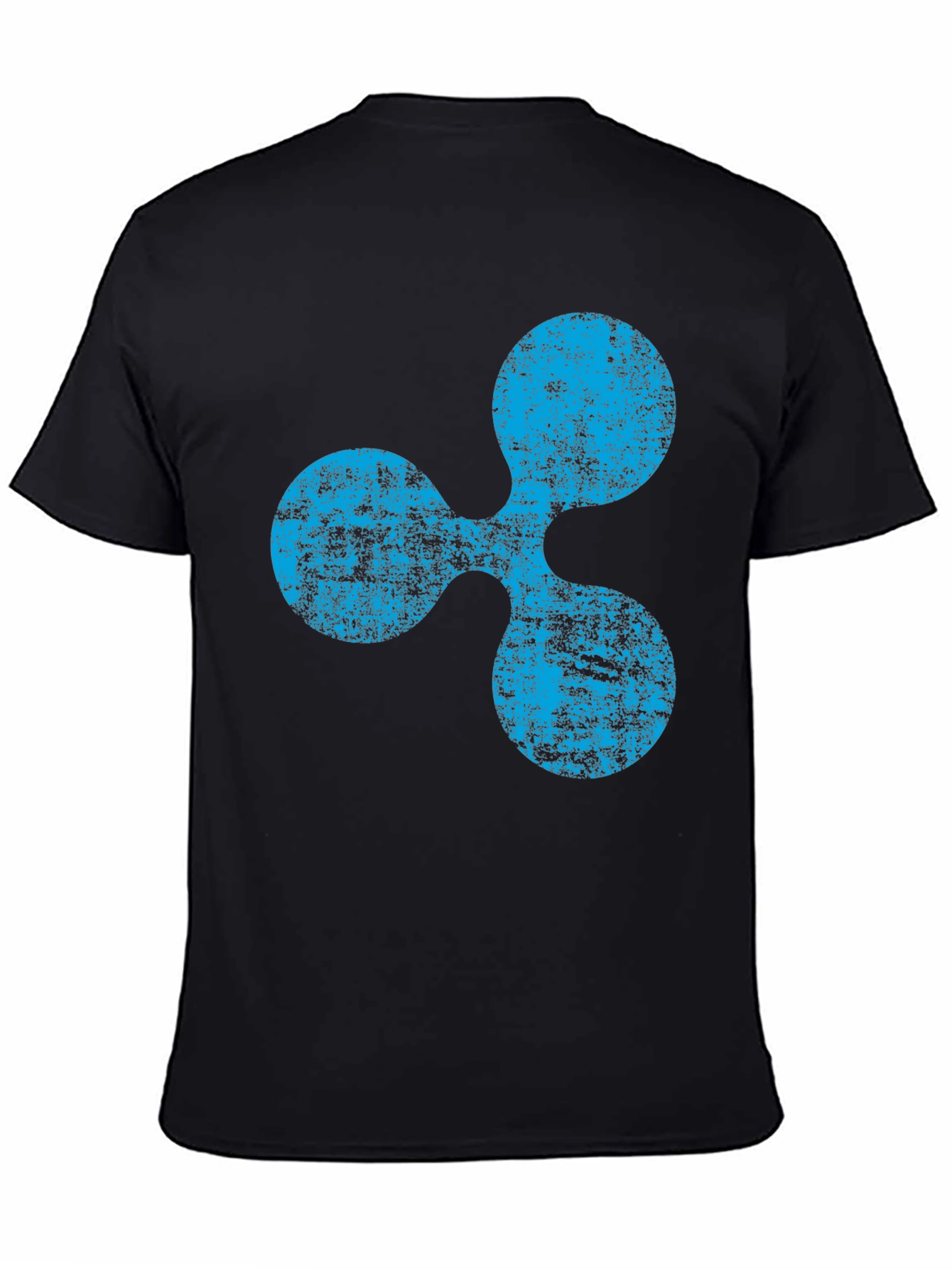 Ripple Logo Black T-Shirt - Crypto XRP Fan Apparel