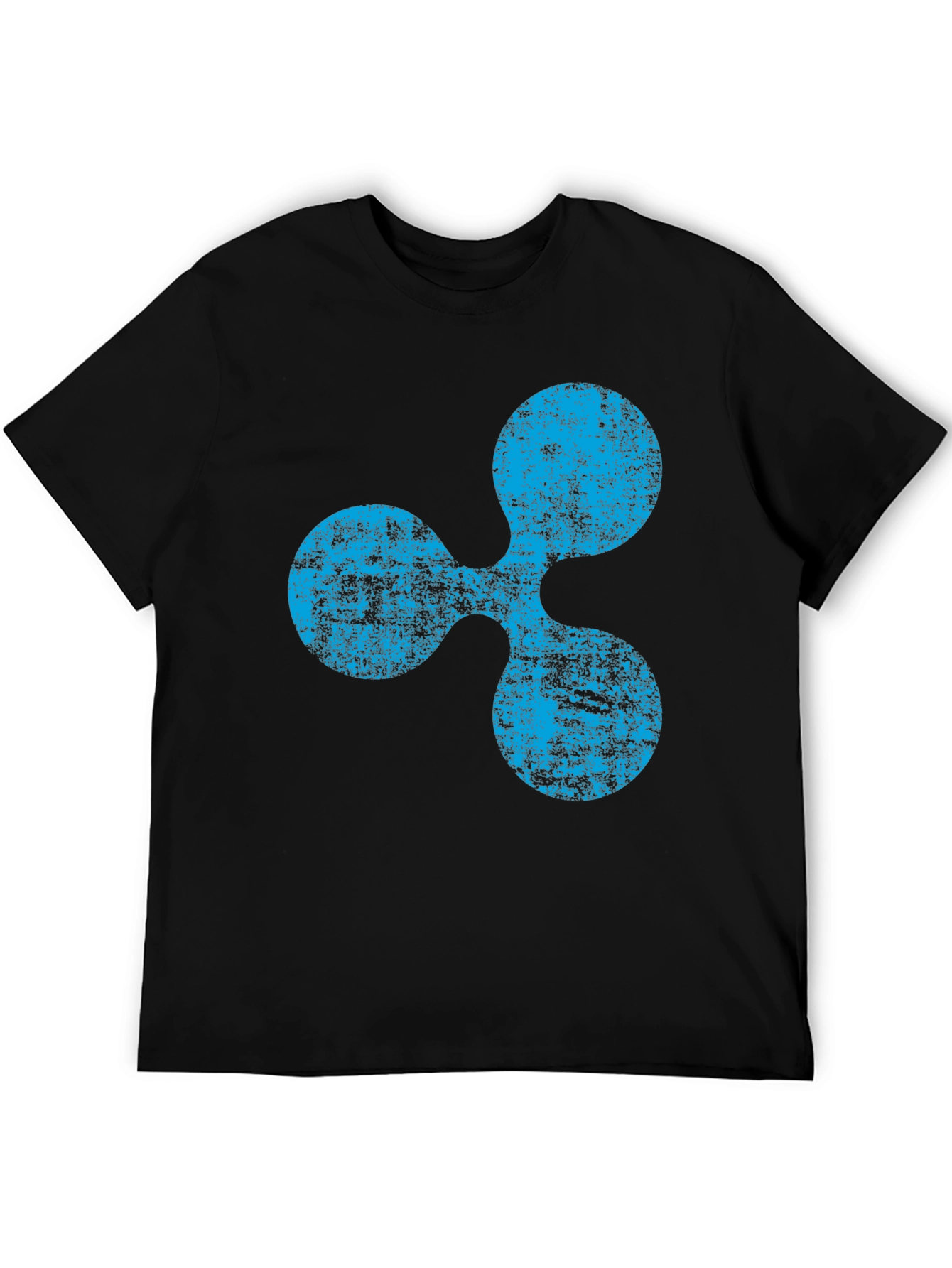 Ripple Logo Black T-Shirt - Crypto XRP Fan Apparel