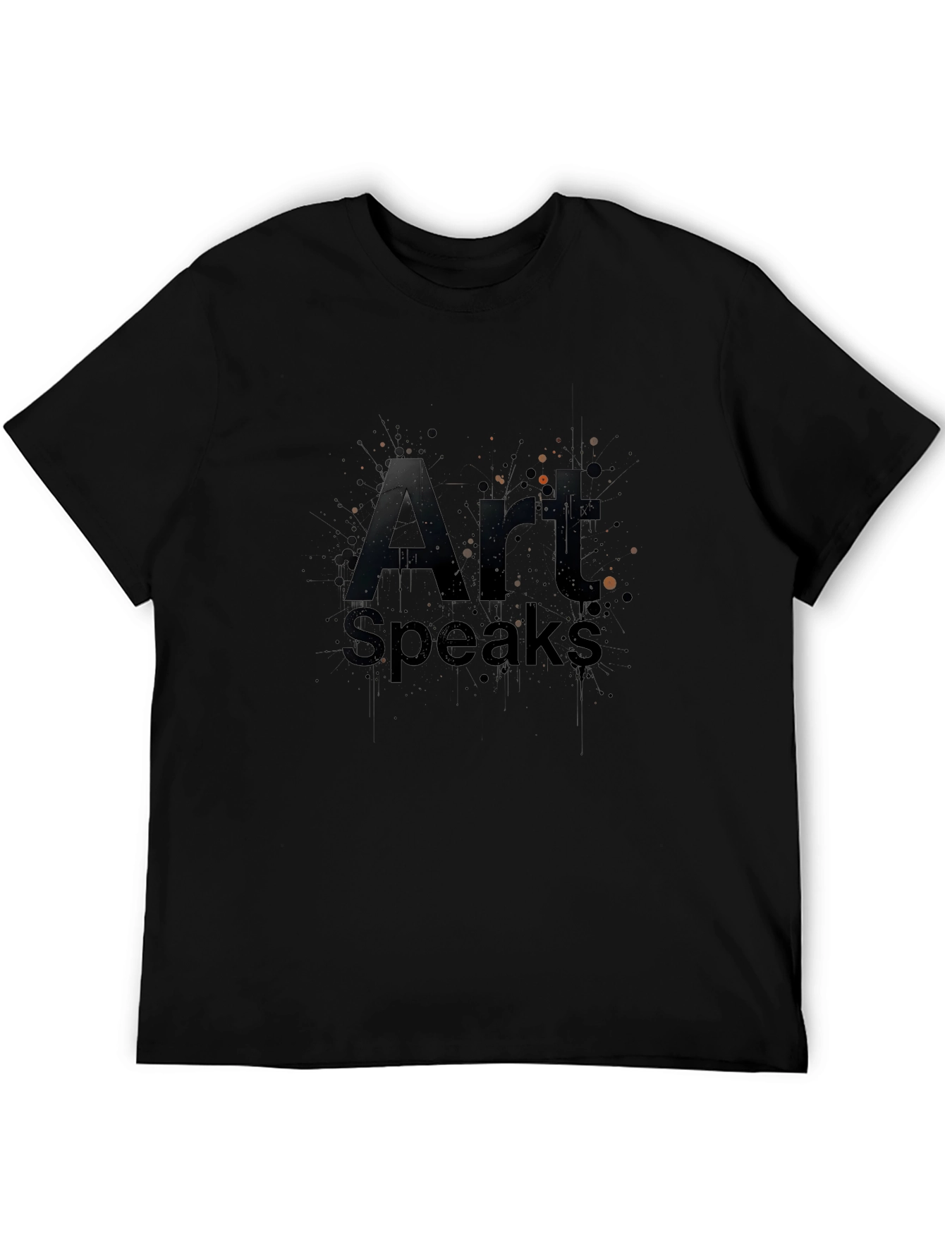 Art Speaks Graphic Tee - Premium Black T-Shirt