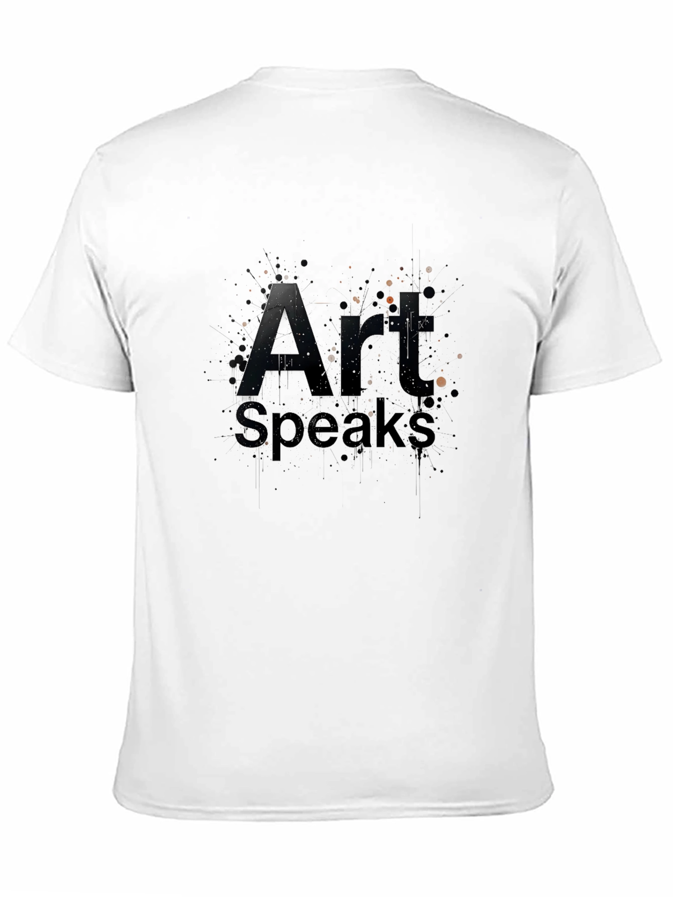 Art Speaks Graphic Tee - Premium Black T-Shirt