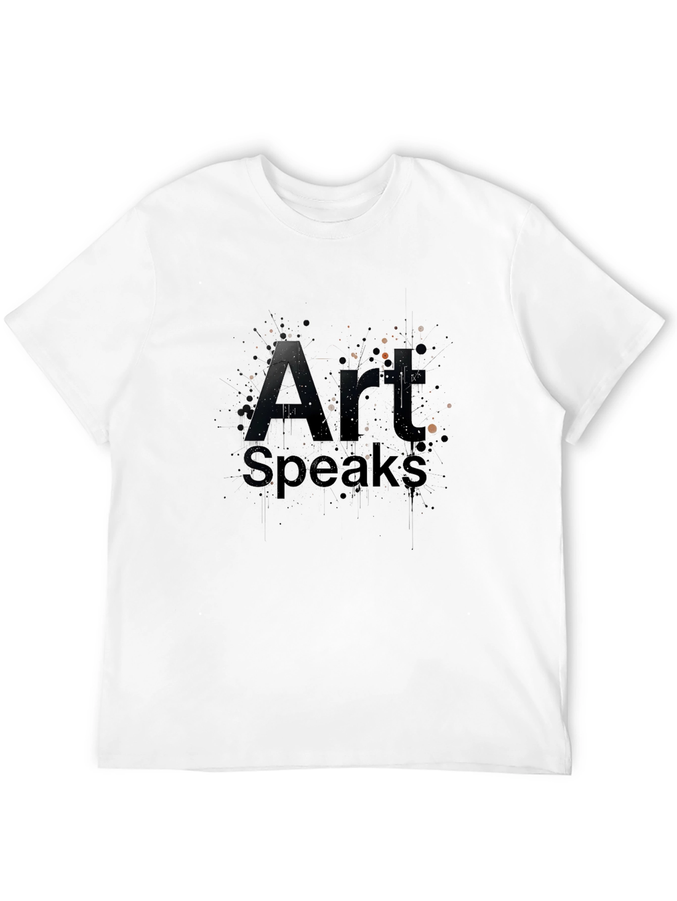 Art Speaks Graphic Tee - Premium Black T-Shirt