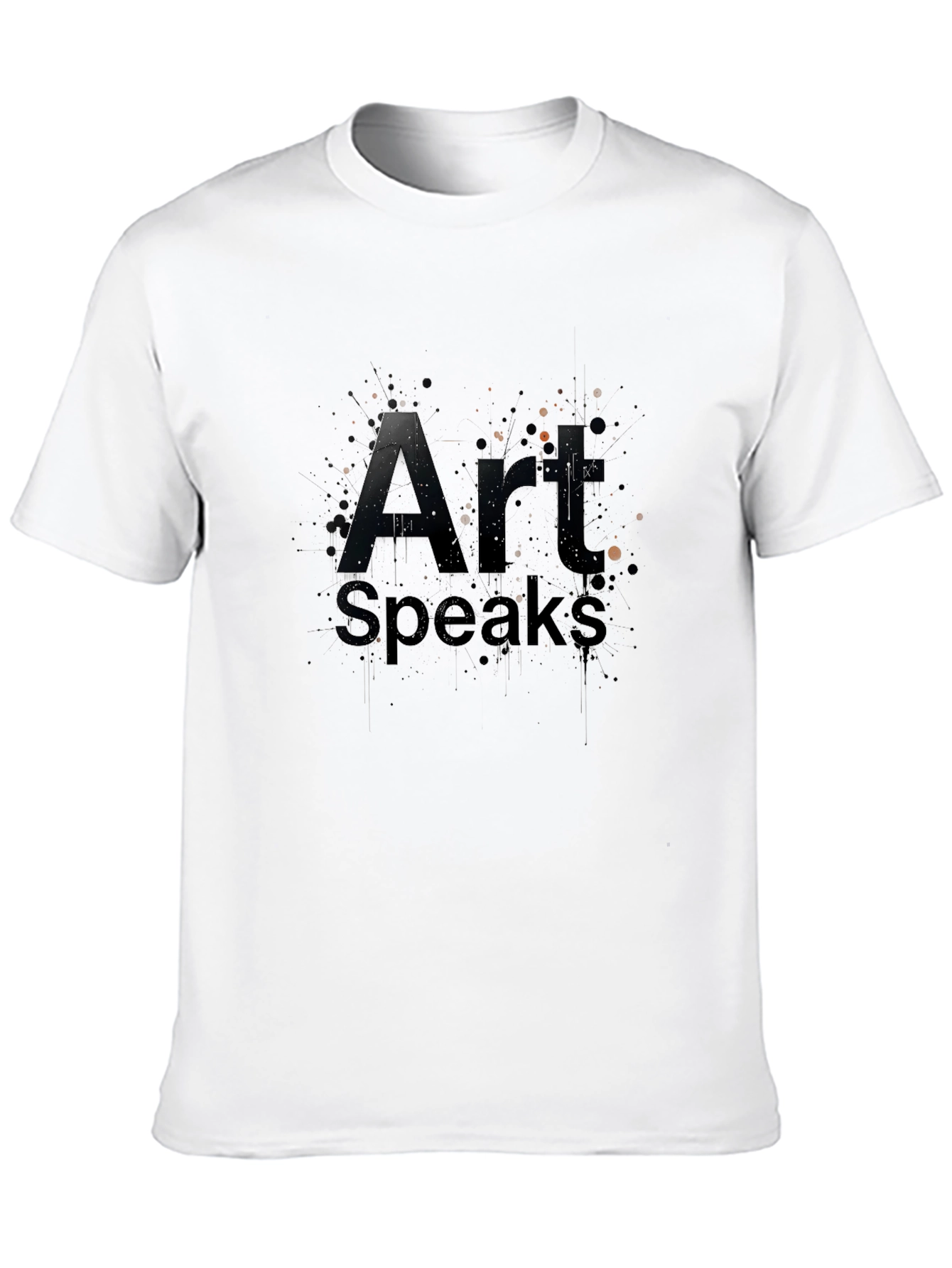 Art Speaks Graphic Tee - Premium Black T-Shirt