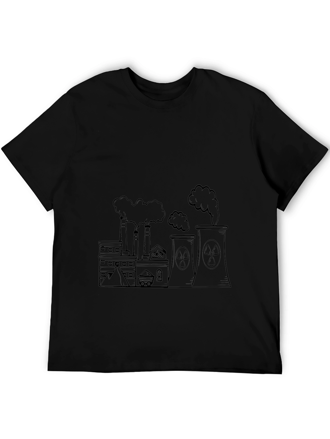 Nuclear Factory Graphic Tee - Mens Black T-Shirt