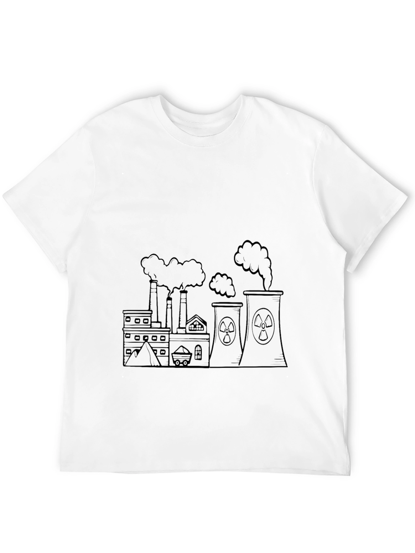 Nuclear Factory Graphic Tee - Mens Black T-Shirt
