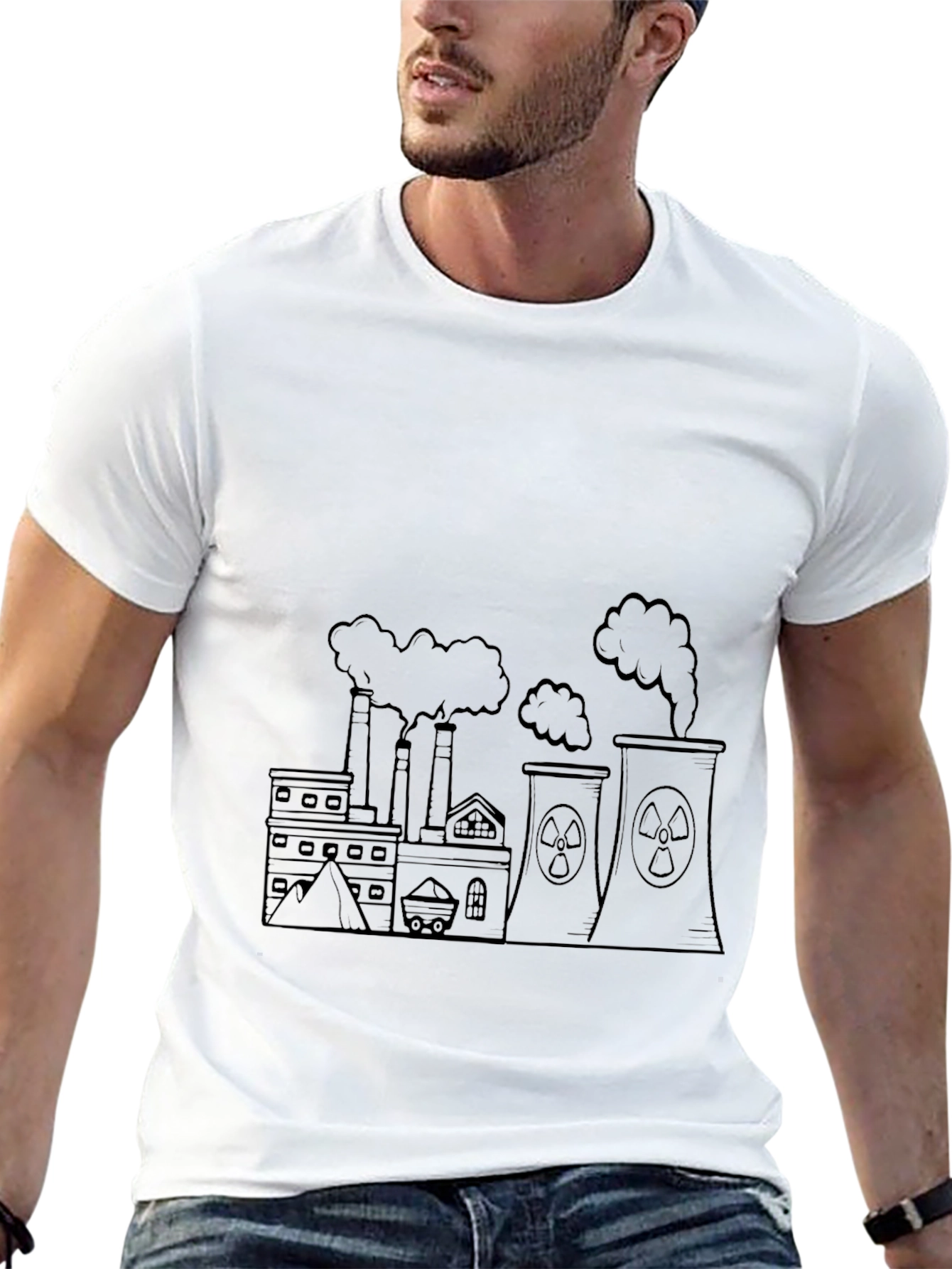 Nuclear Factory Graphic Tee - Mens Black T-Shirt