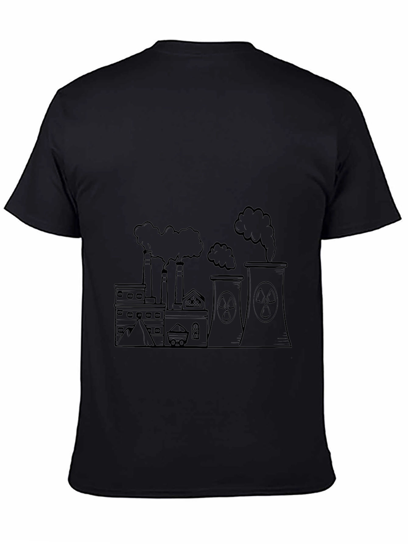 Nuclear Factory Graphic Tee - Mens Black T-Shirt