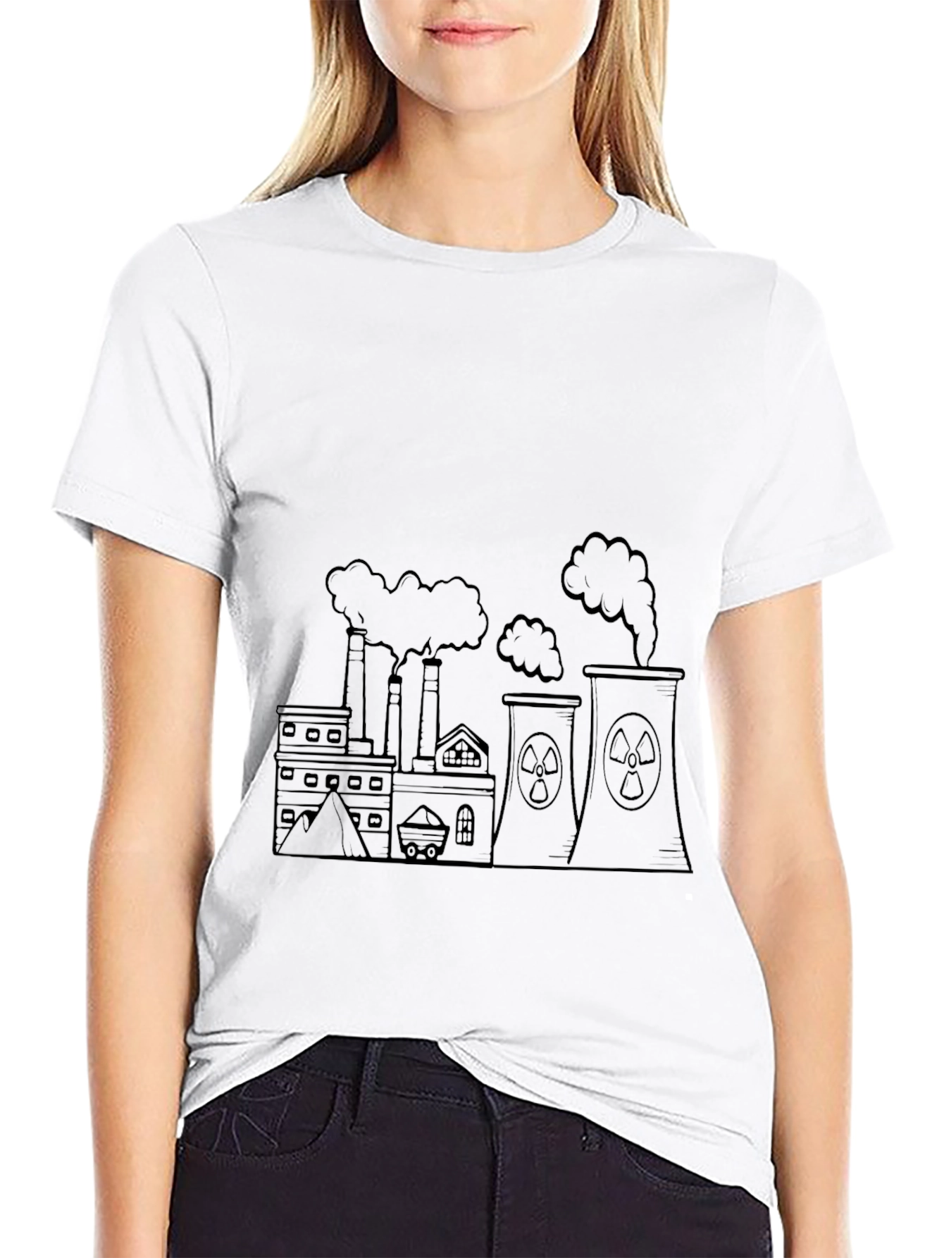 Nuclear Factory Graphic Tee - Mens Black T-Shirt