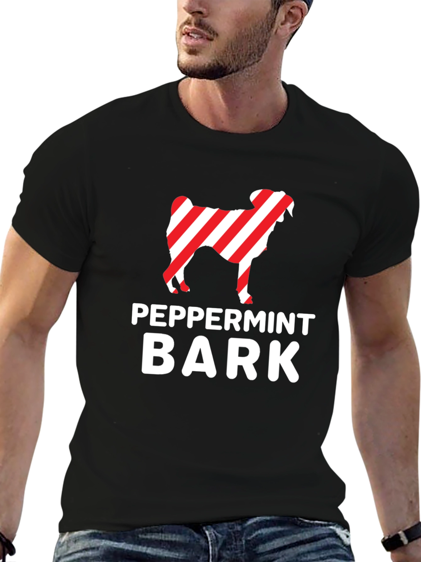 Peppermint Bark Dog Graphic T-Shirt