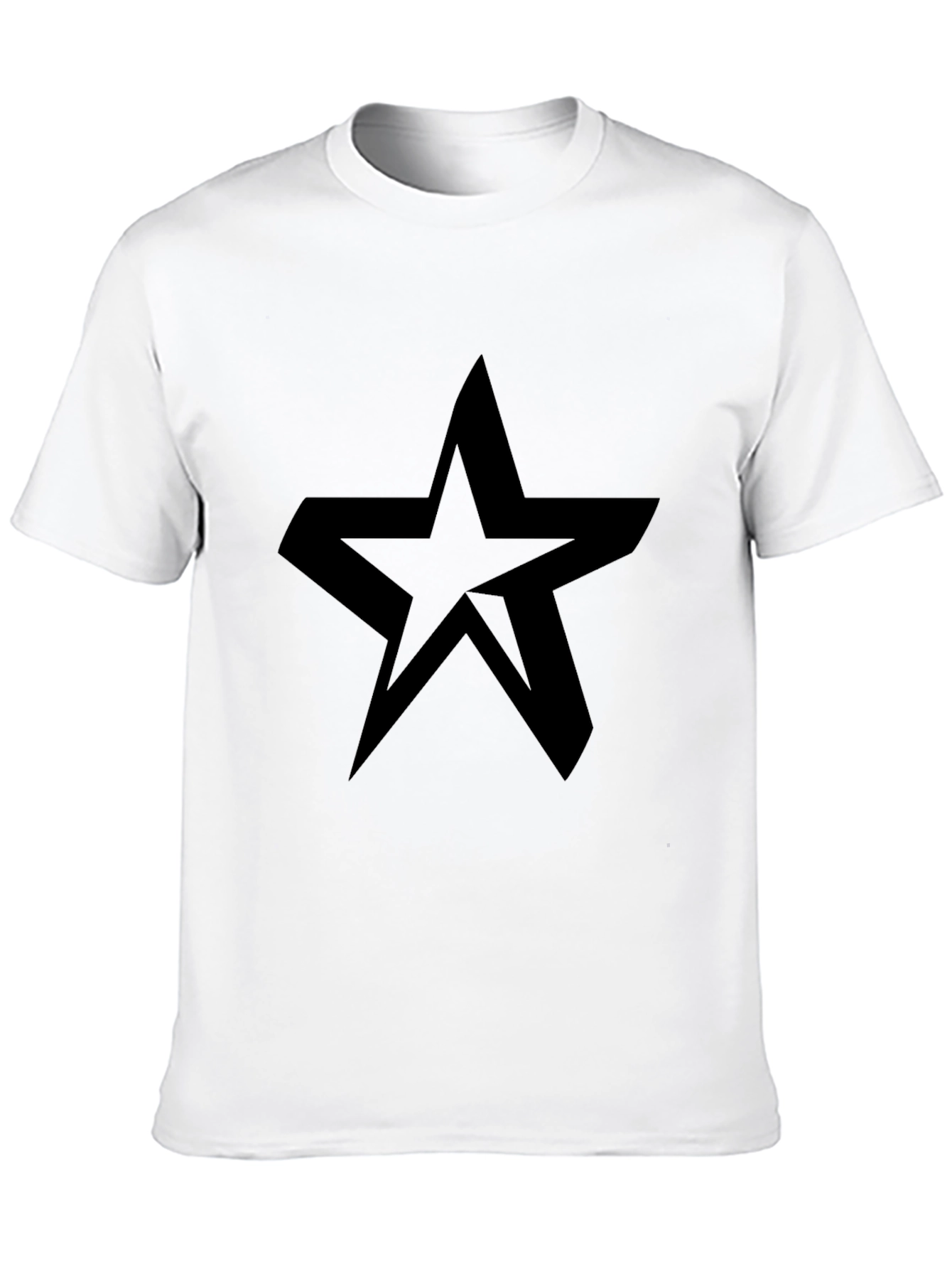 Black Star Graphic Tee - Bold & Stylish Menswear