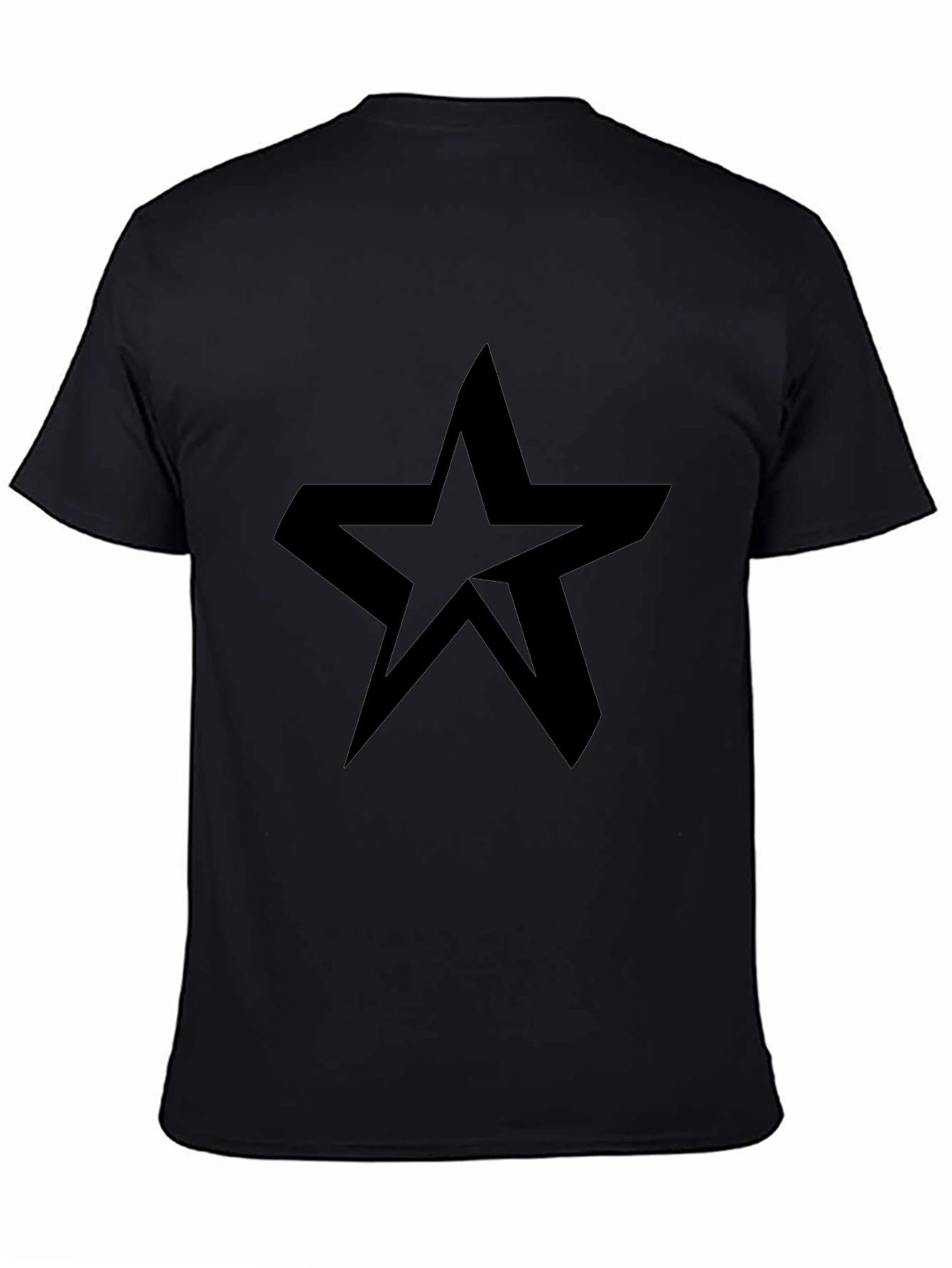 Black Star Graphic Tee - Bold & Stylish Menswear
