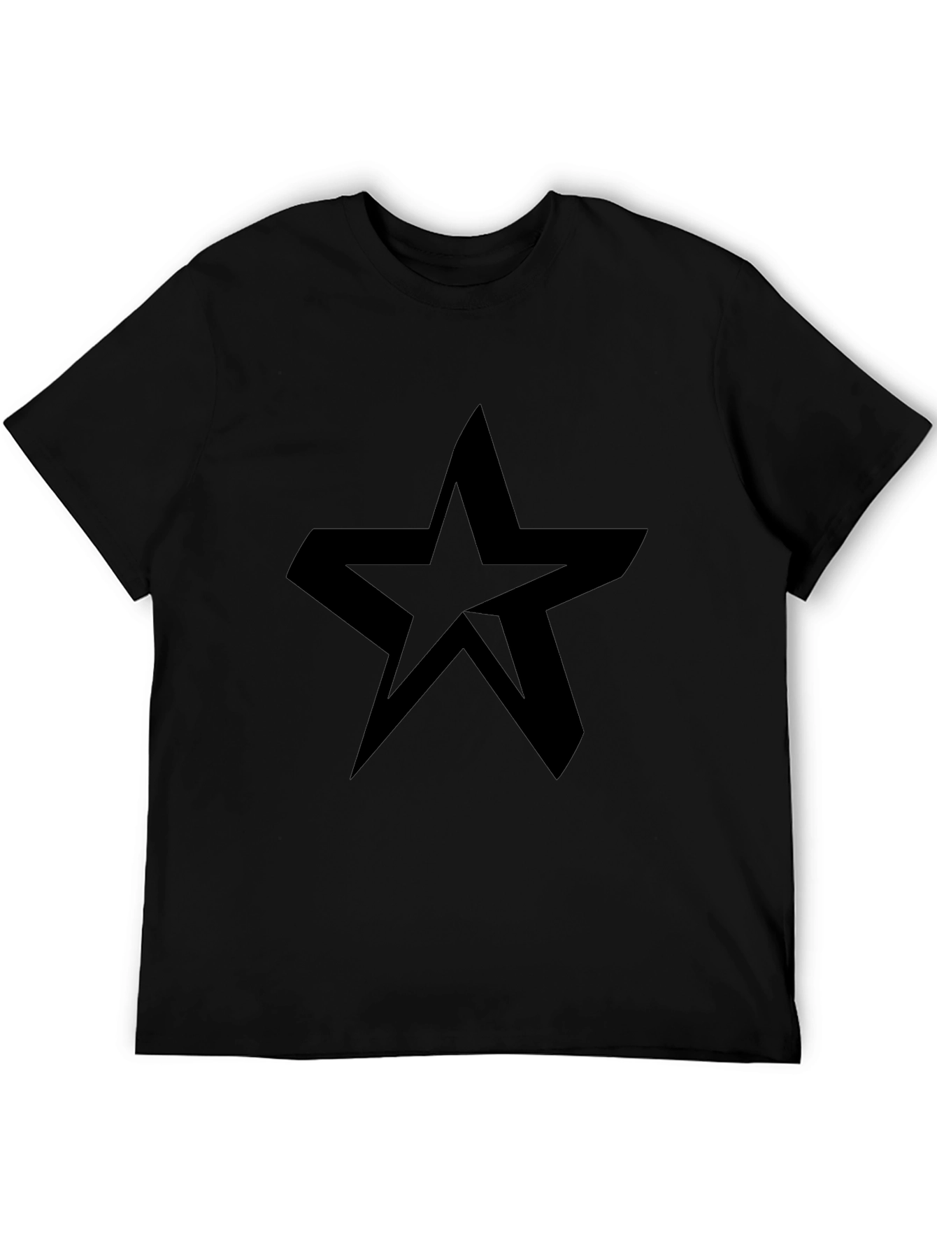 Black Star Graphic Tee - Bold & Stylish Menswear