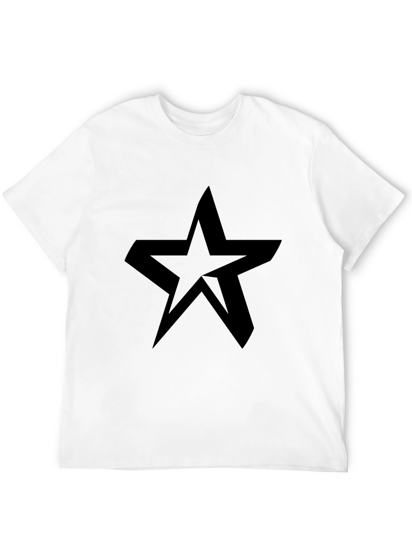Black Star Graphic Tee - Bold & Stylish Menswear