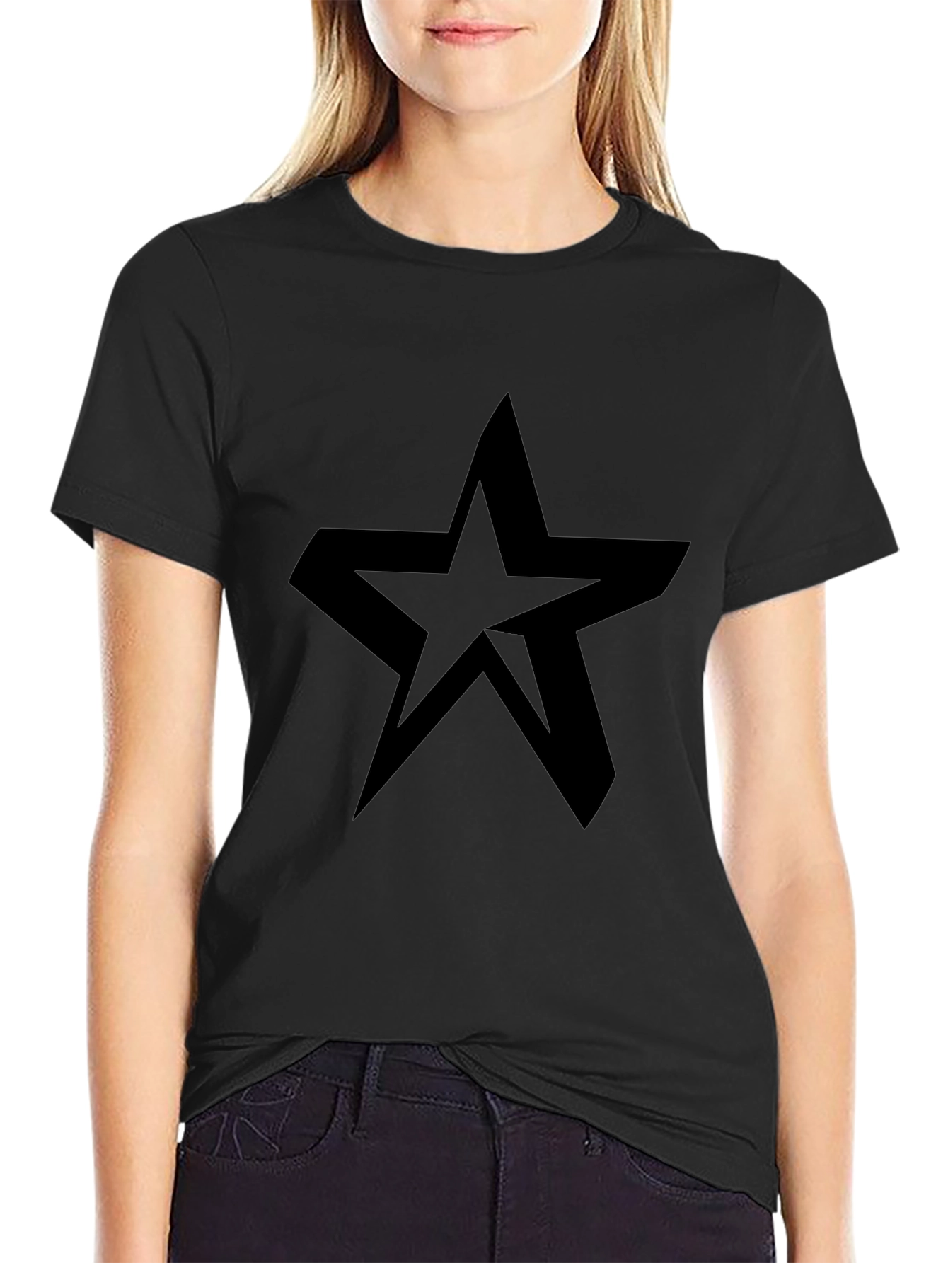 Black Star Graphic Tee - Bold & Stylish Menswear