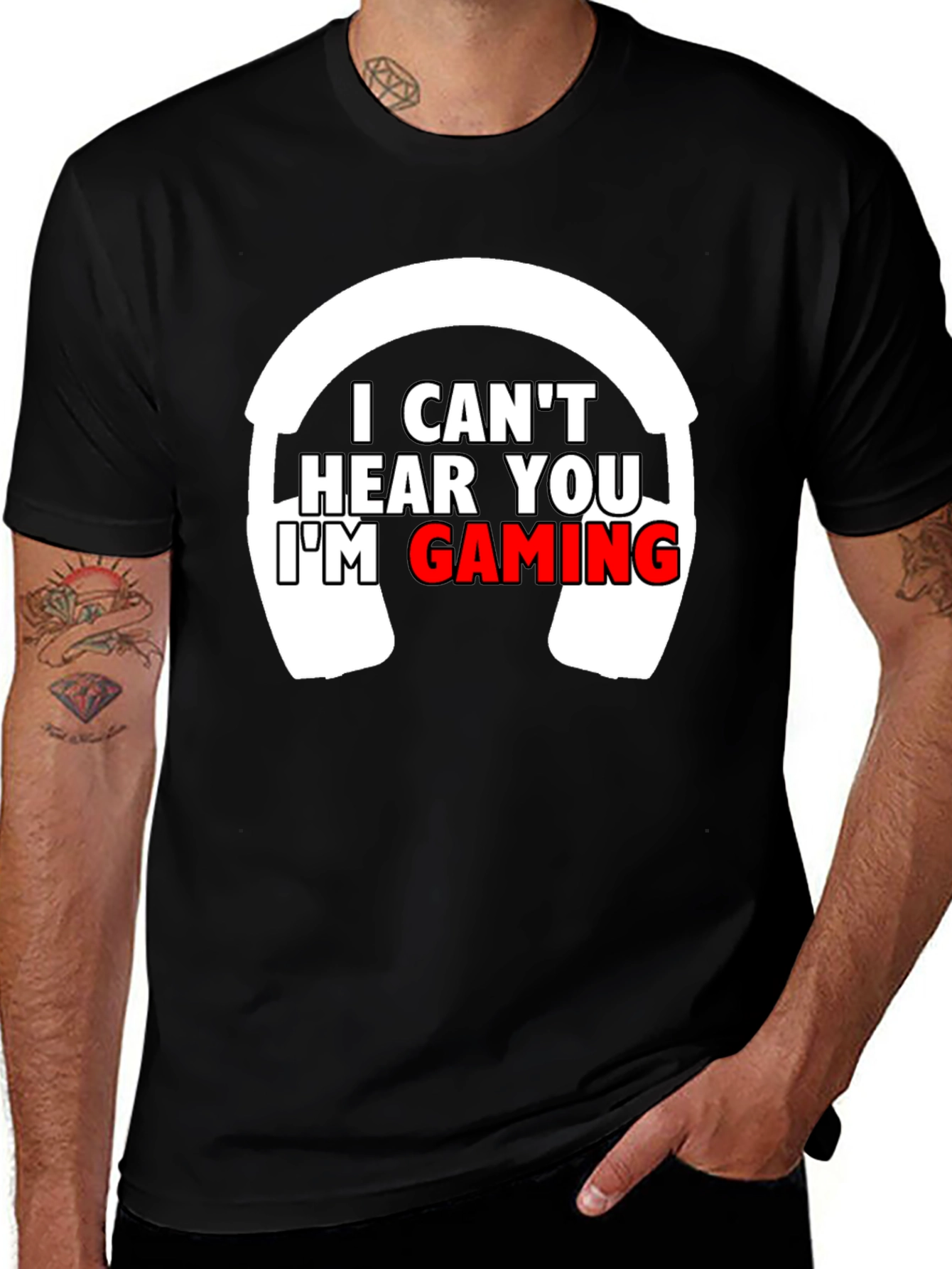 I Cant Hear You Im Gaming T-Shirt