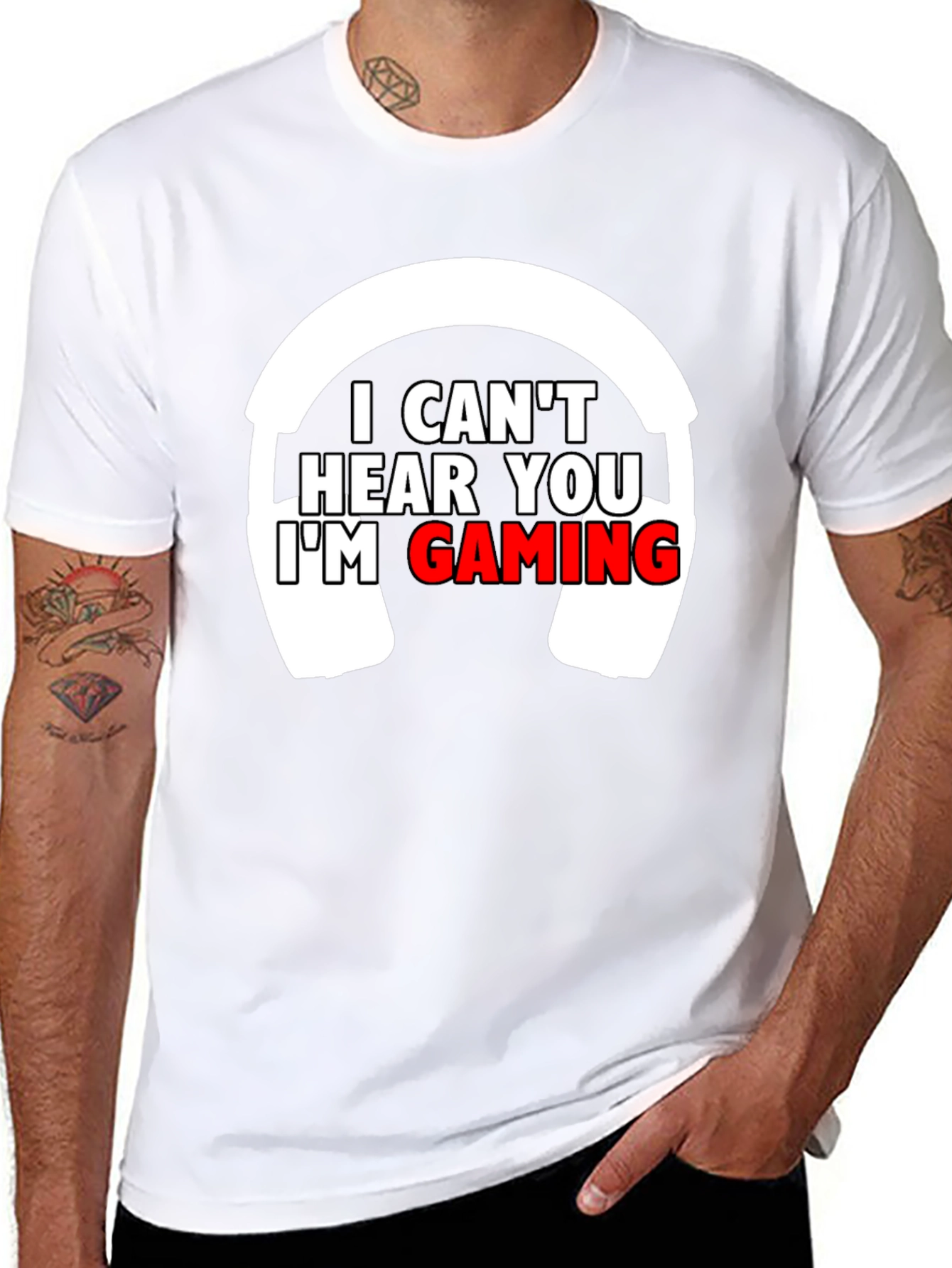 I Cant Hear You Im Gaming T-Shirt