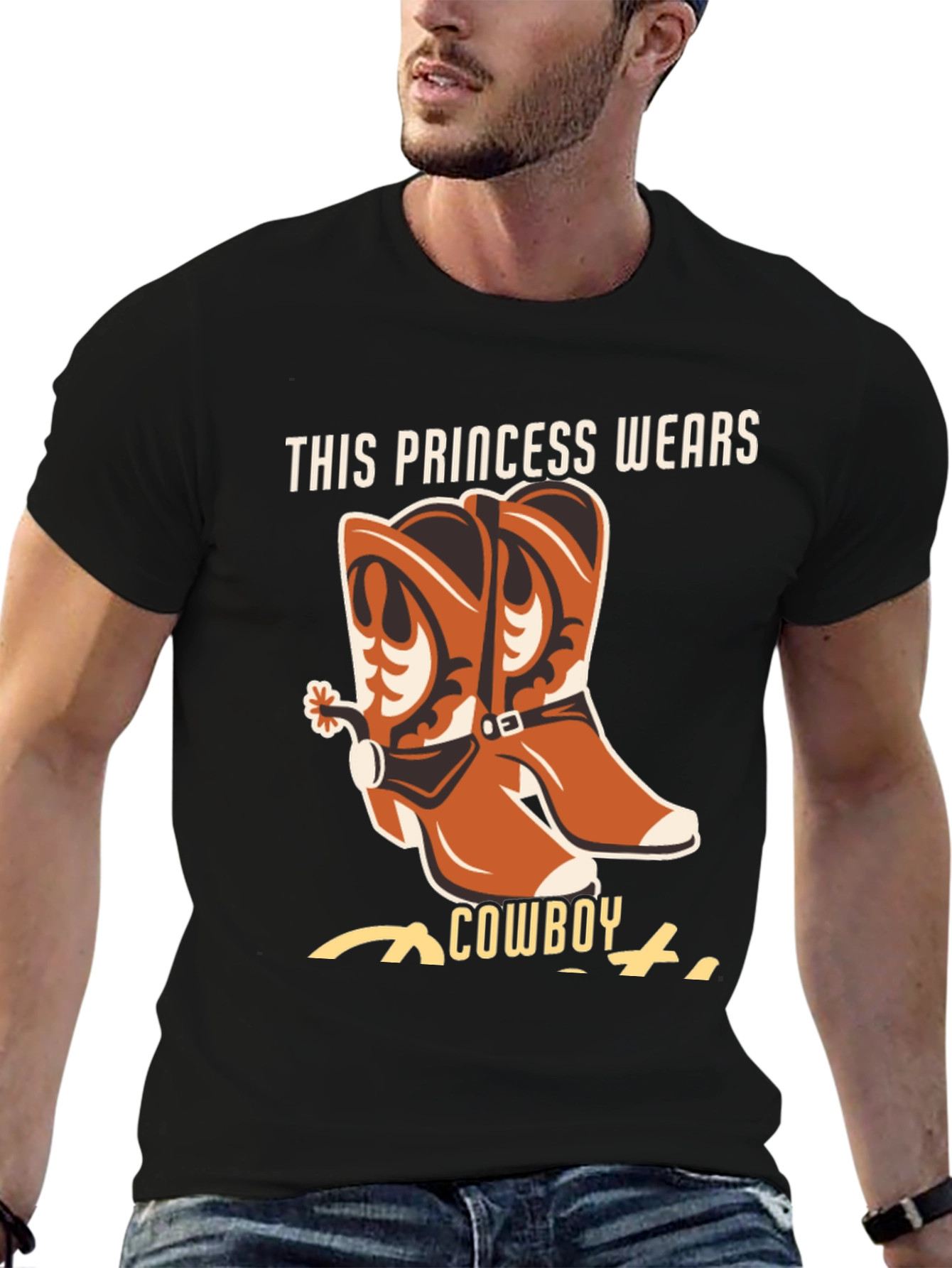 This Princess Wears Cowboy Boots T-Shirt