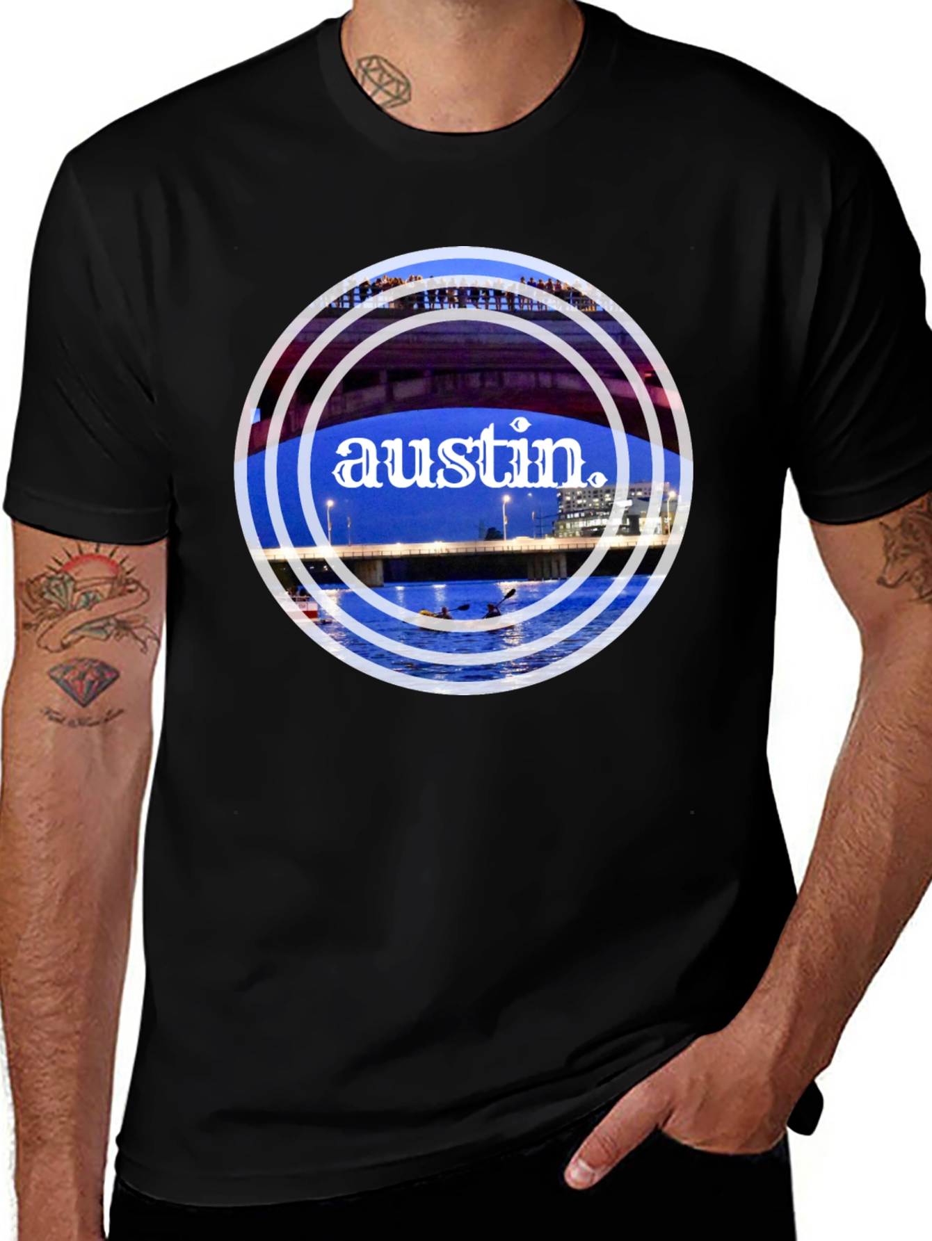 Austin Circle Graphic Tee