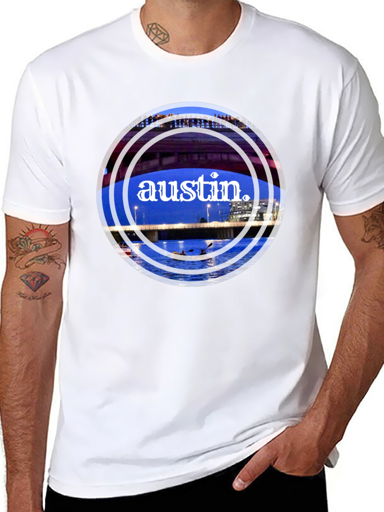 Austin Circle Graphic Tee