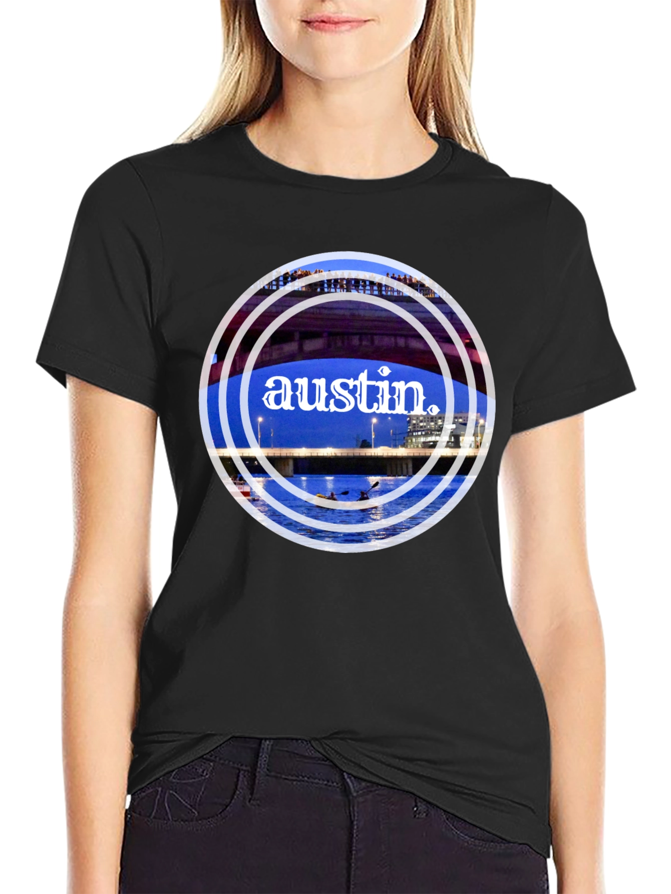 Austin Circle Graphic Tee