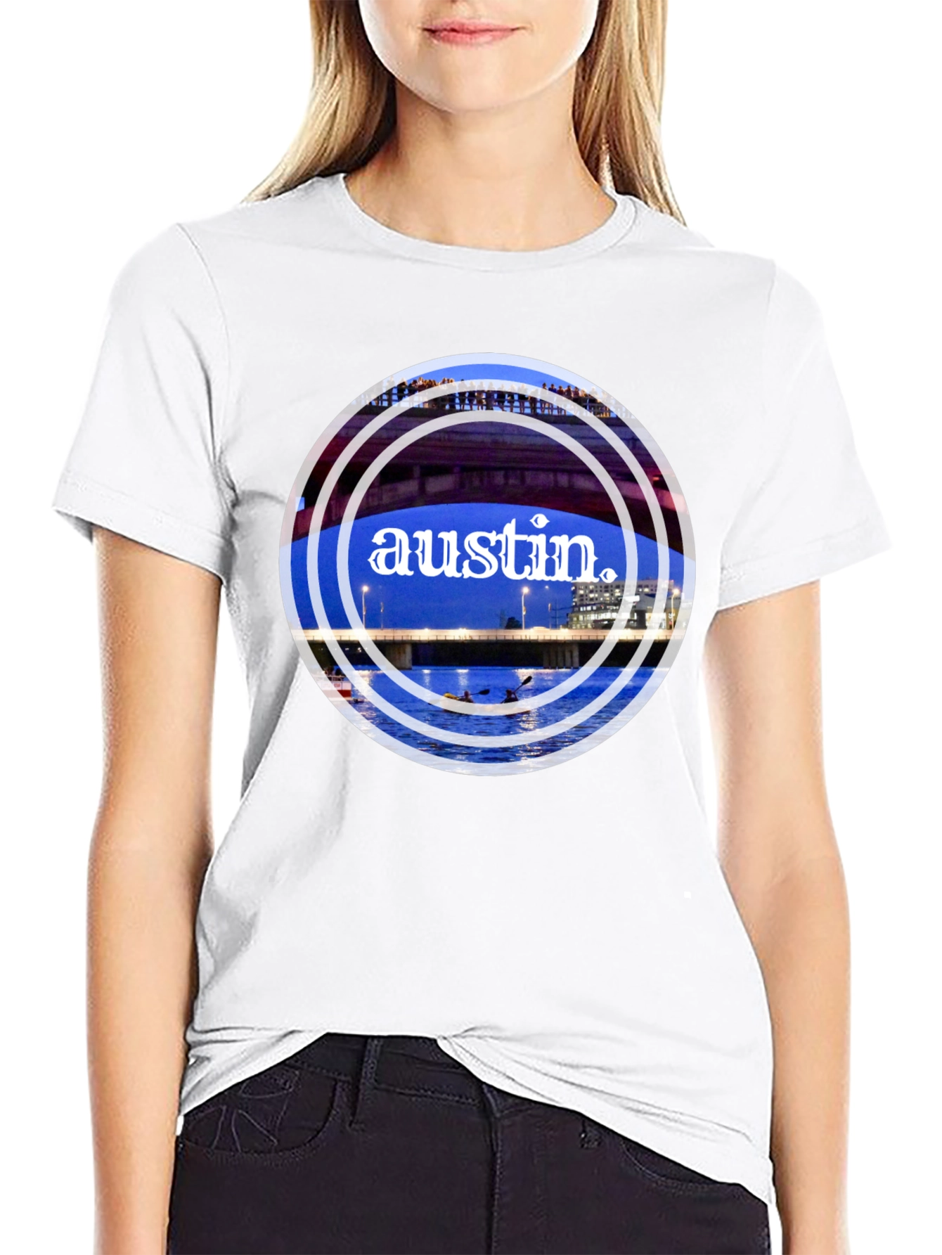 Austin Circle Graphic Tee