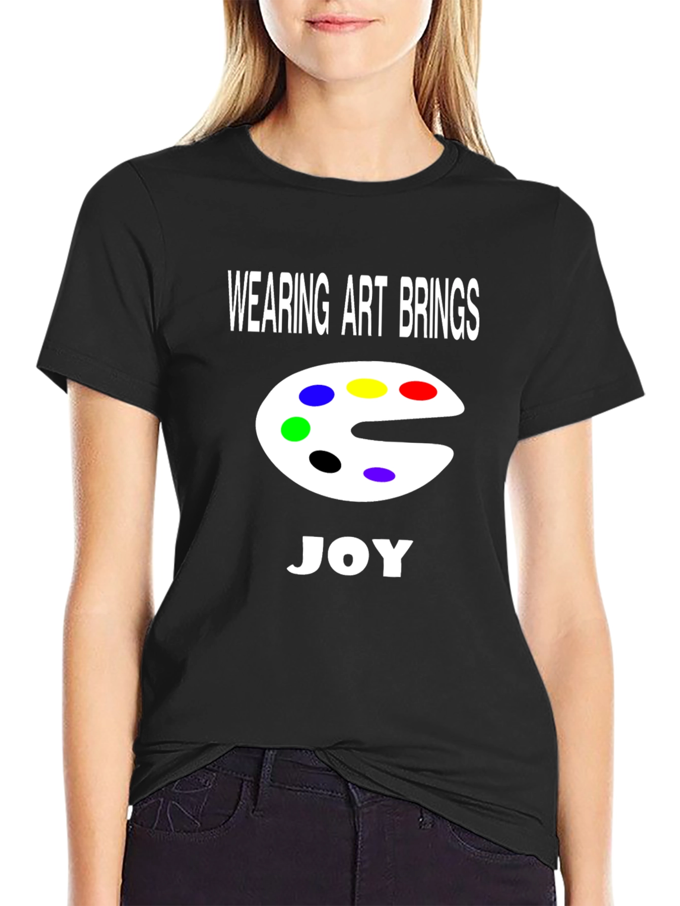 Art Palette Graphic T-Shirt - Wearing Art Brings Joy