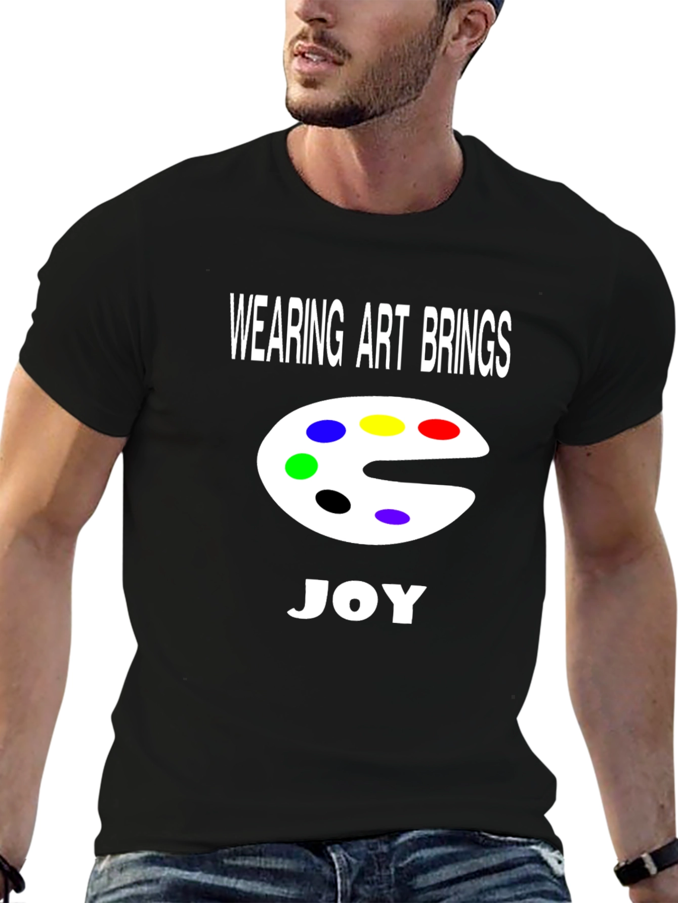 Art Palette Graphic T-Shirt - Wearing Art Brings Joy