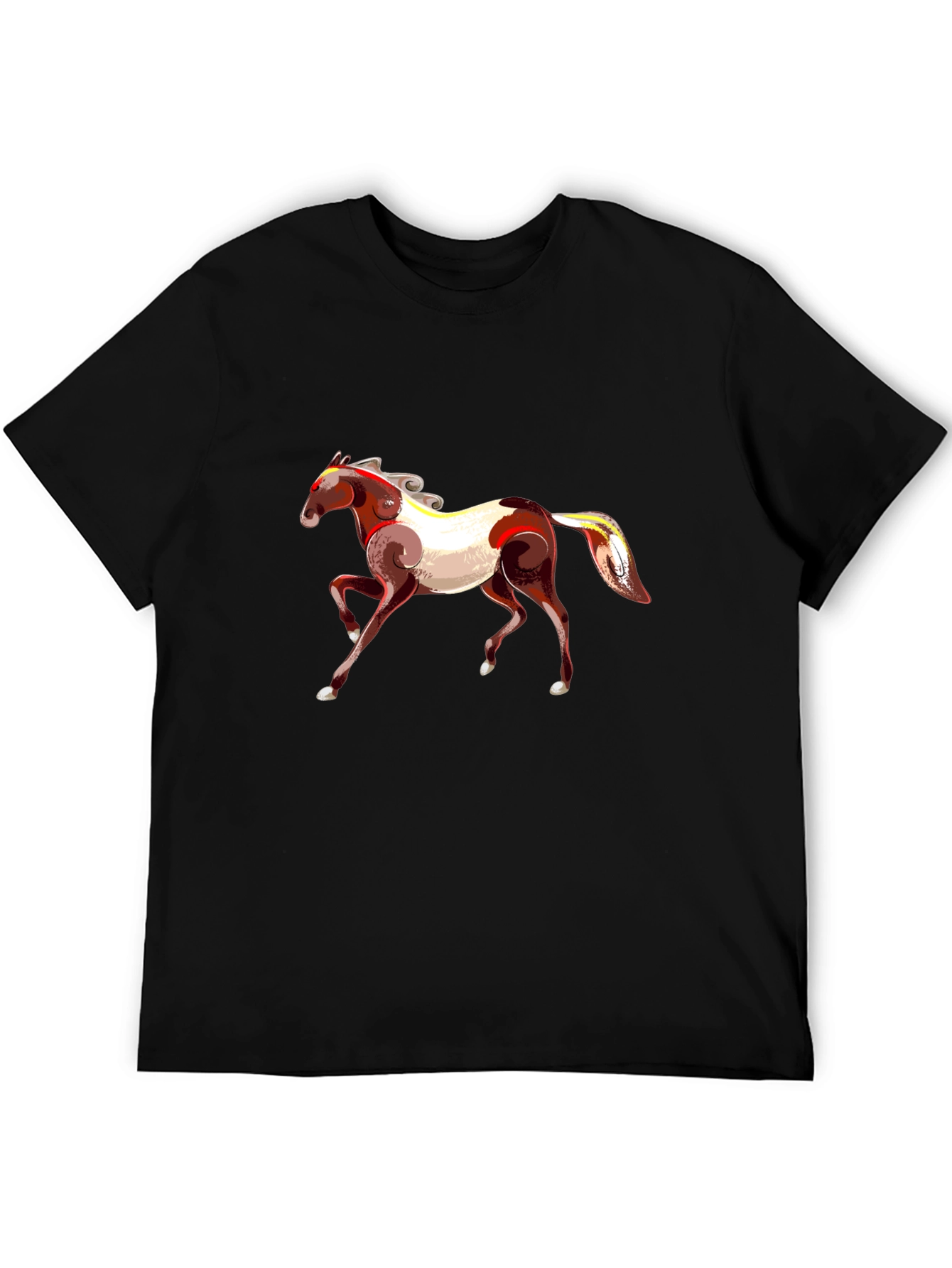 Horse Graphic Black T-Shirt