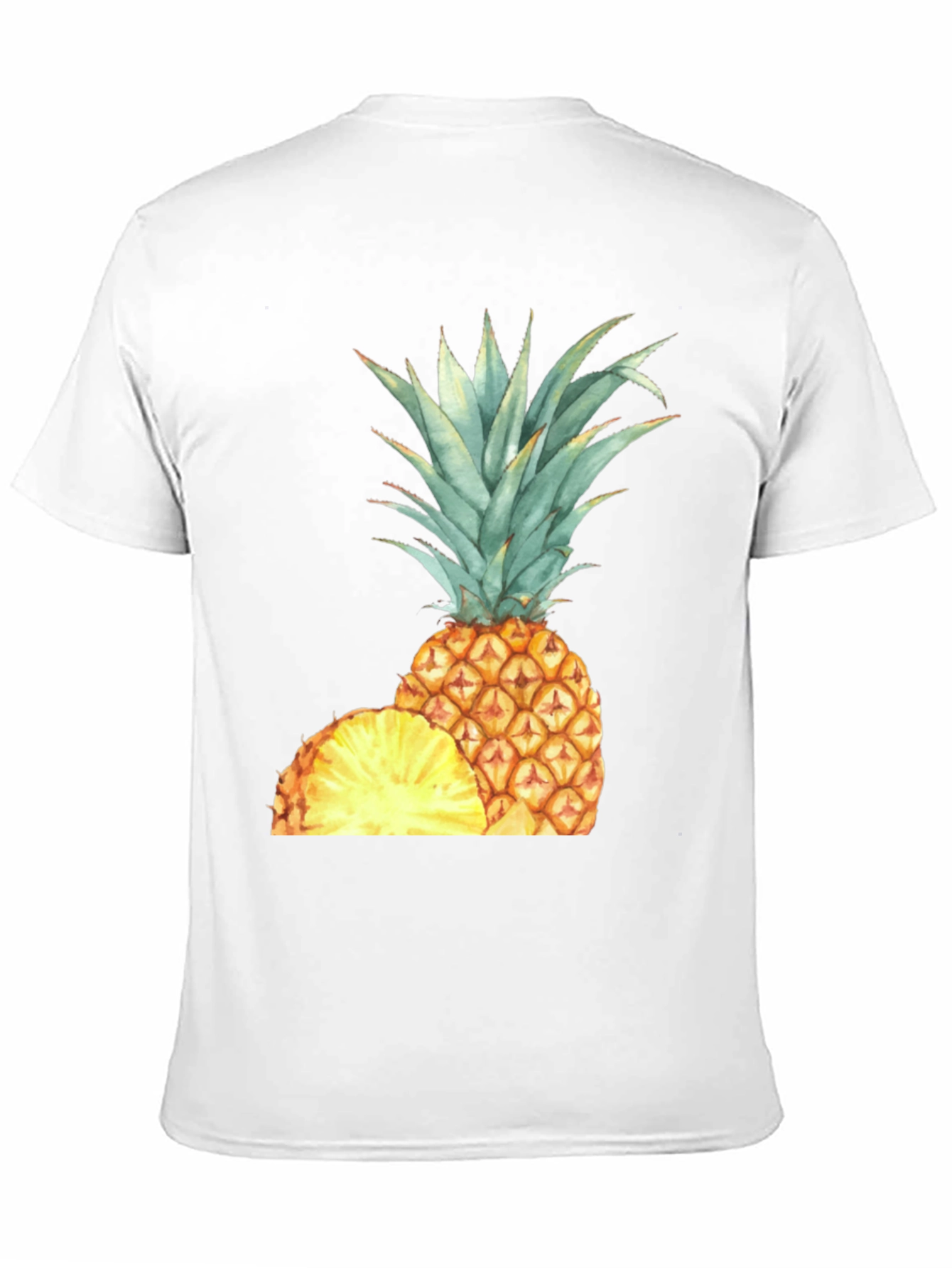 Pineapple Graphic Black T-Shirt