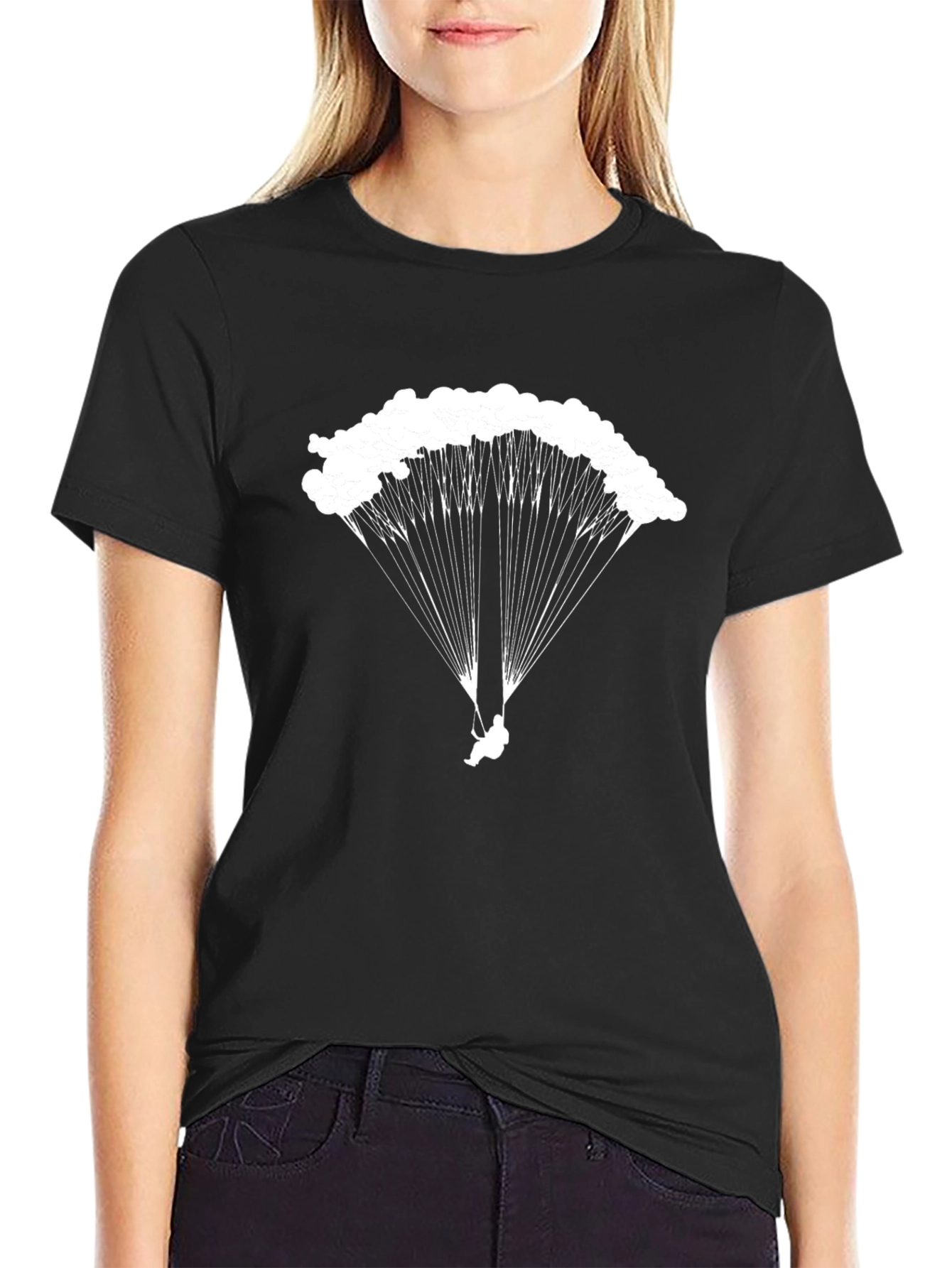 Parachute Graphic Tee - Skydiving Adventure Shirt