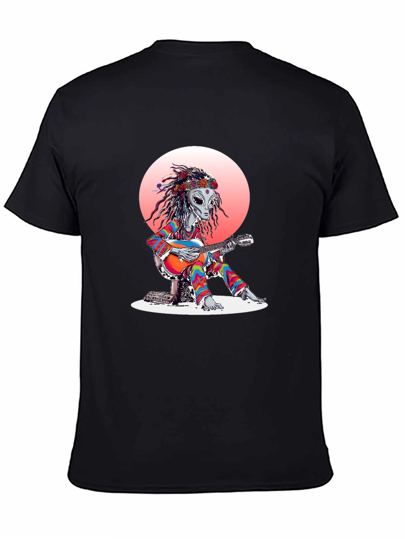 Alien Musician Graphic T-Shirt