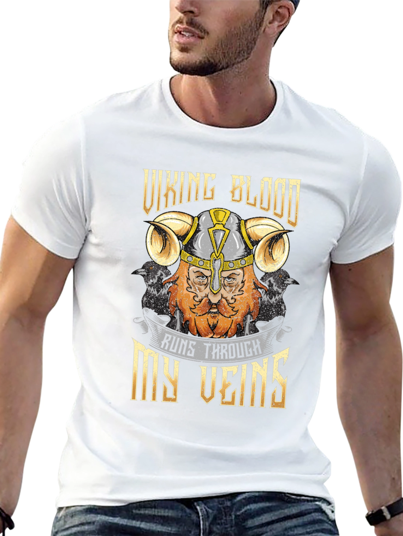Viking Blood T-Shirt - Runs Through My Veins