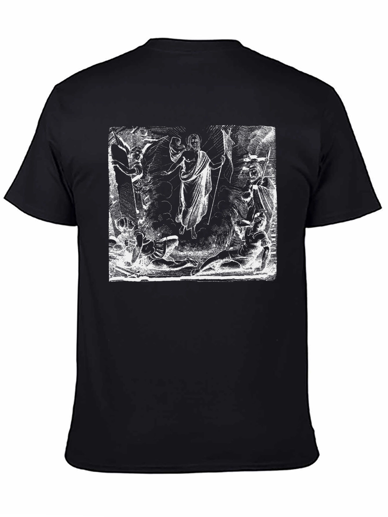 Artistic Graphic Black T-Shirt