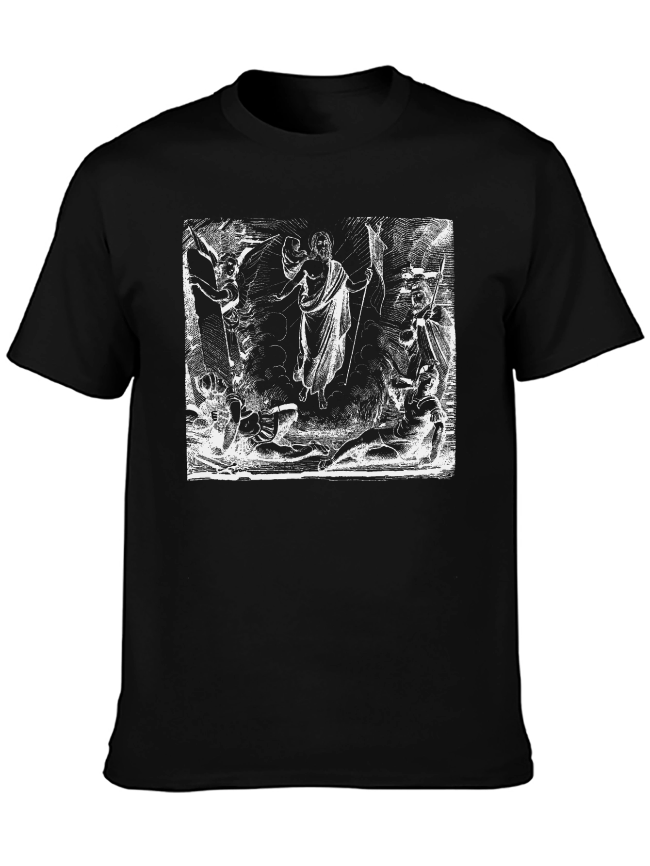 Artistic Graphic Black T-Shirt