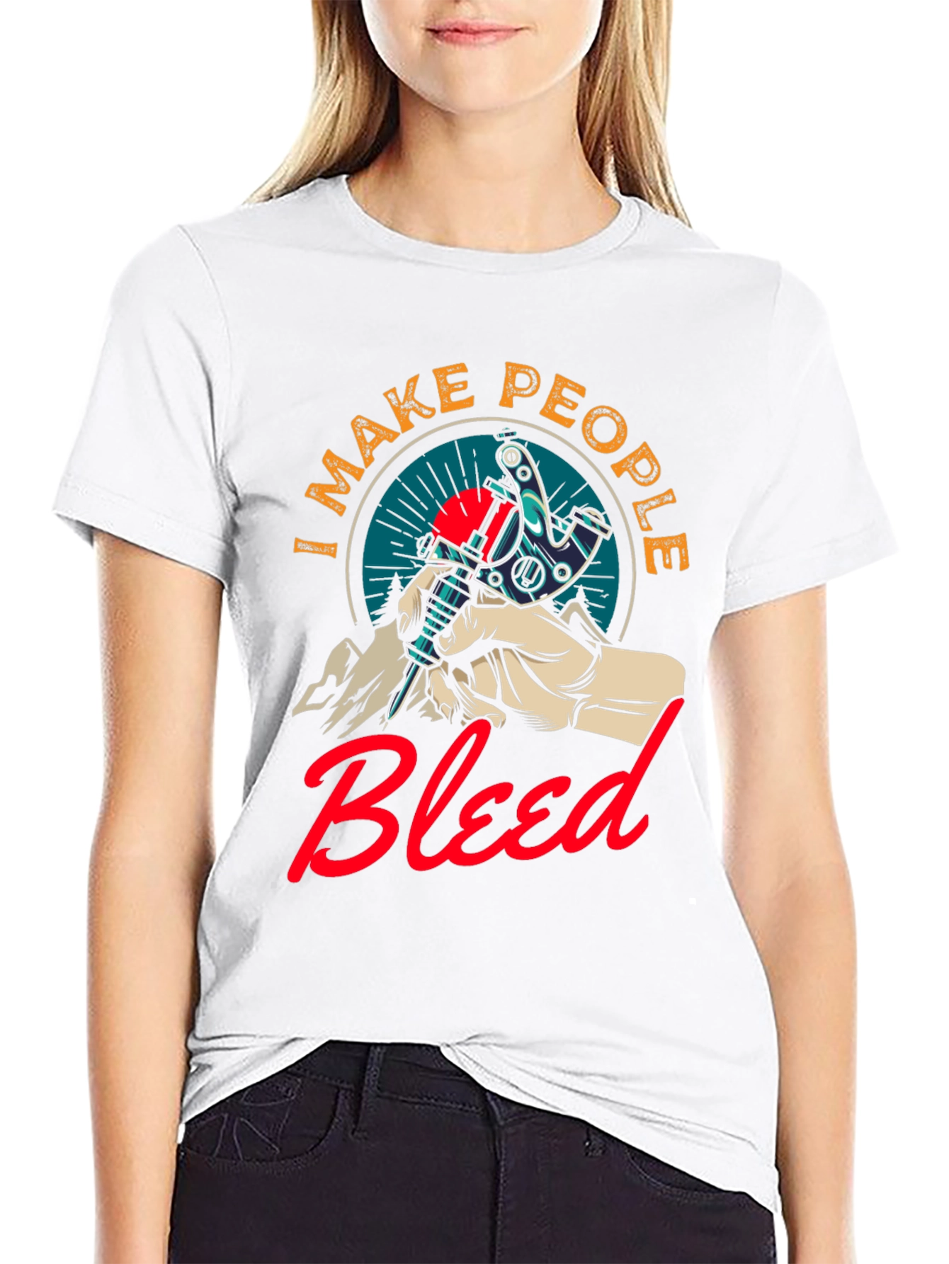 Tattoo Artist Tee: I Make People Bleed