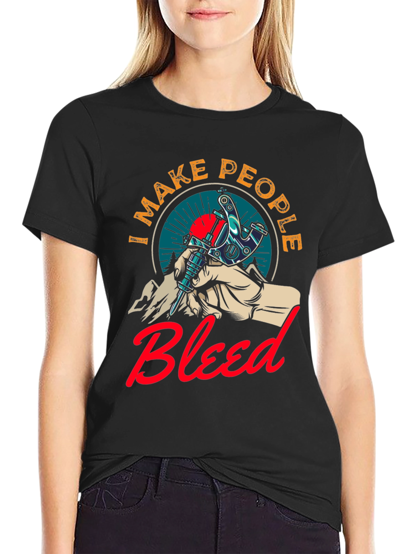 Tattoo Artist Tee: I Make People Bleed