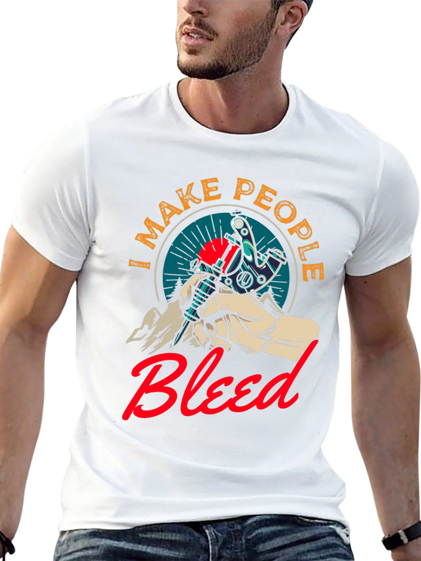 Tattoo Artist Tee: I Make People Bleed