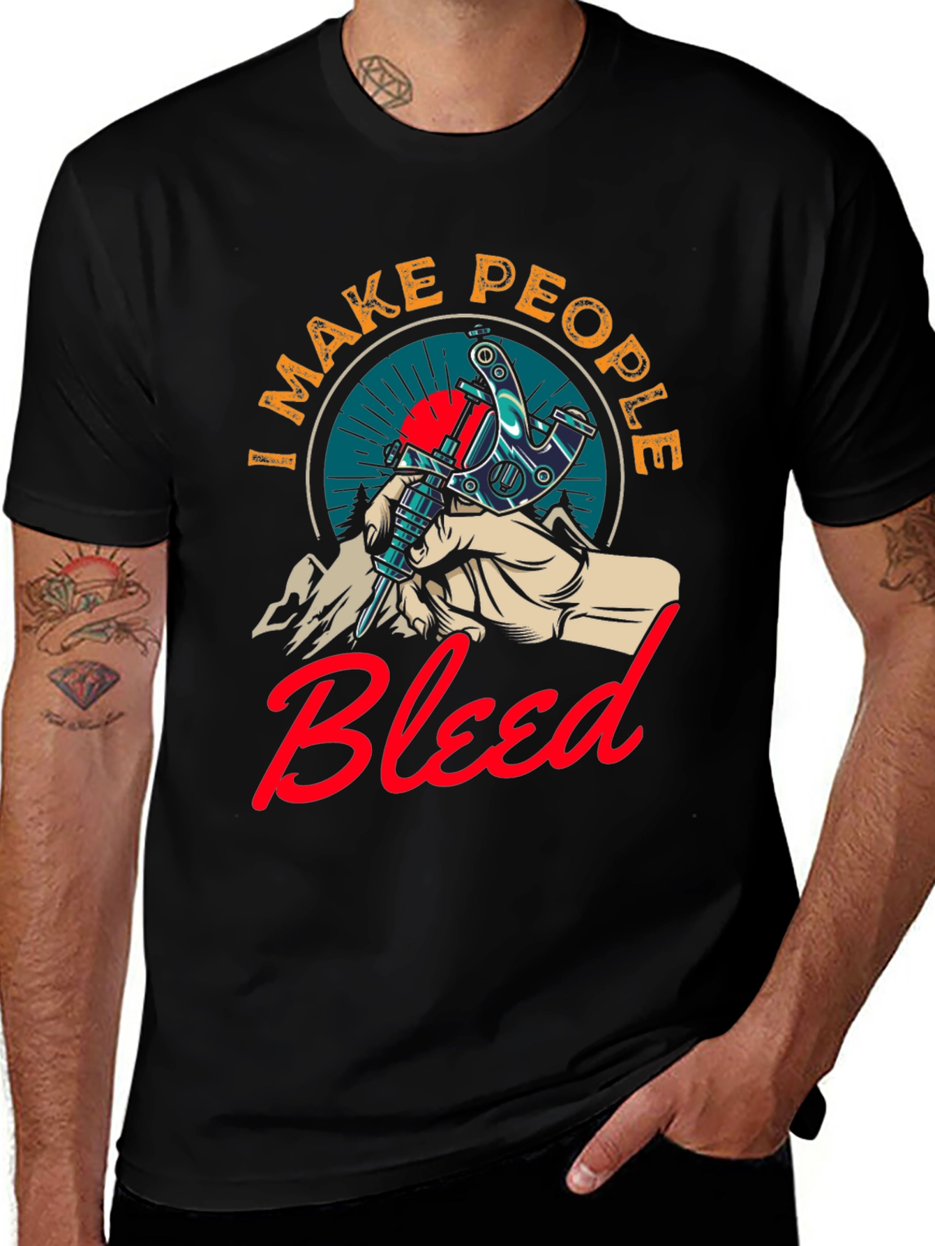 Tattoo Artist Tee: I Make People Bleed