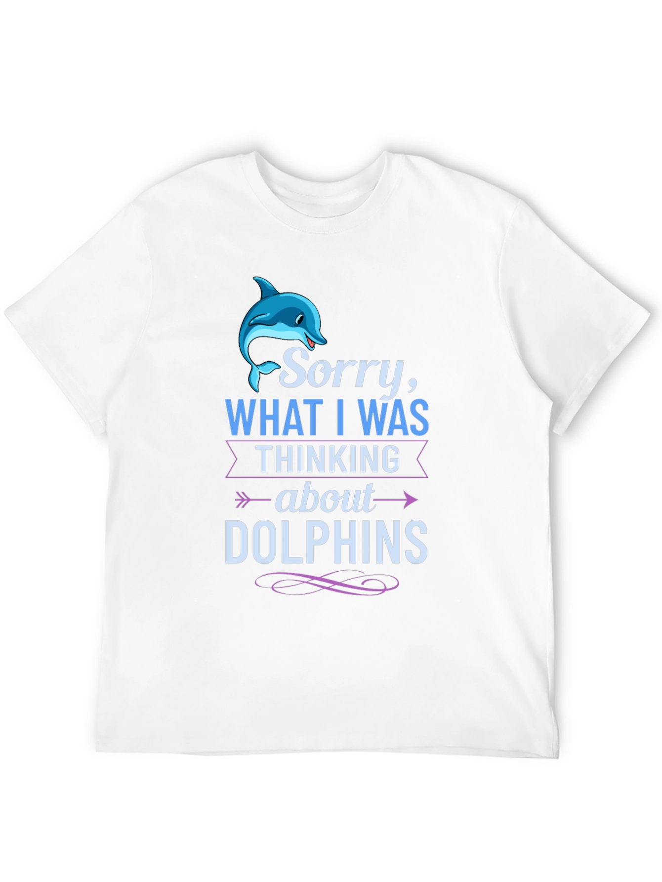 Dolphin Mind T-Shirt Funny Ocean Lover Tee