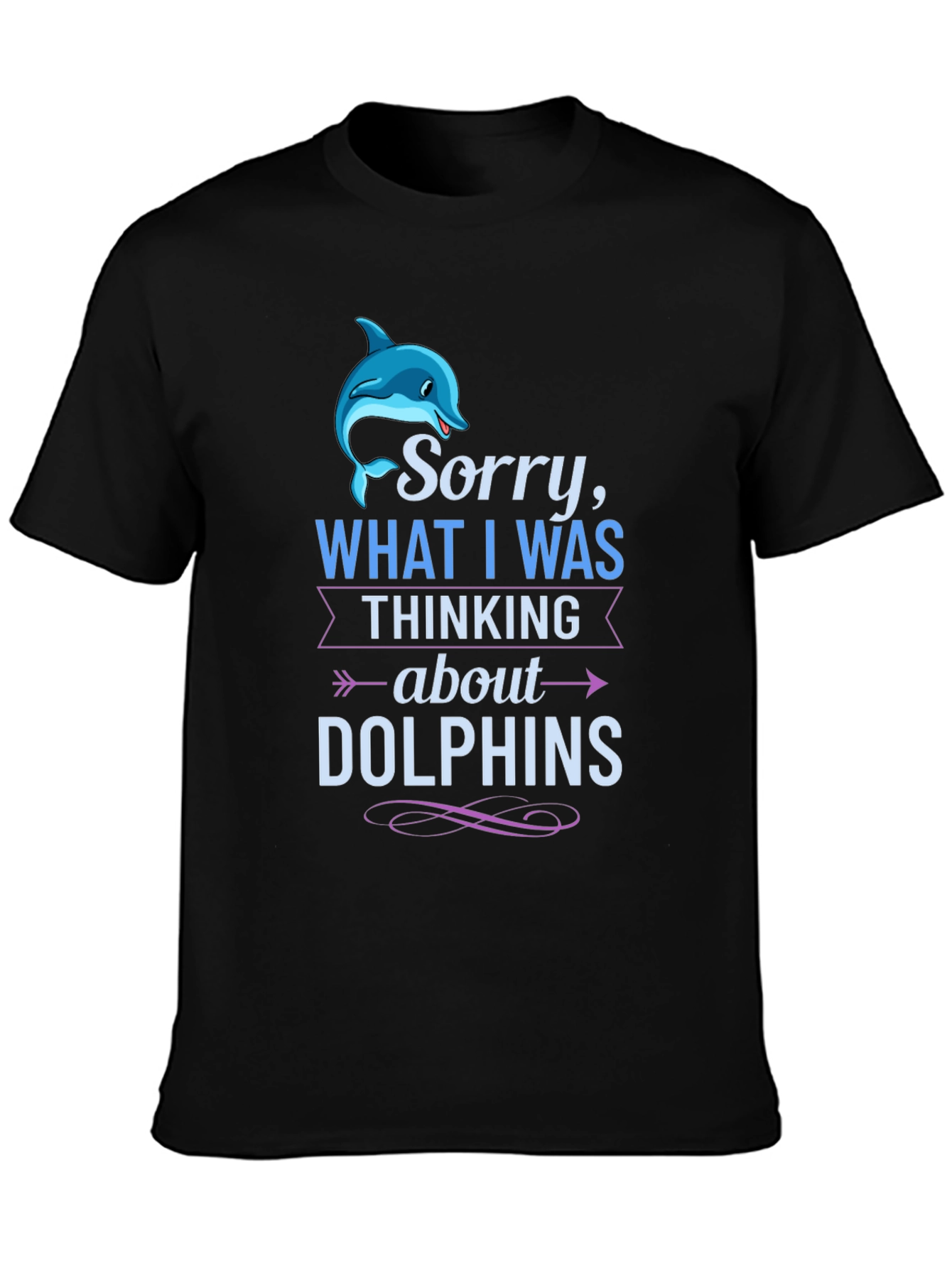 Dolphin Mind T-Shirt Funny Ocean Lover Tee
