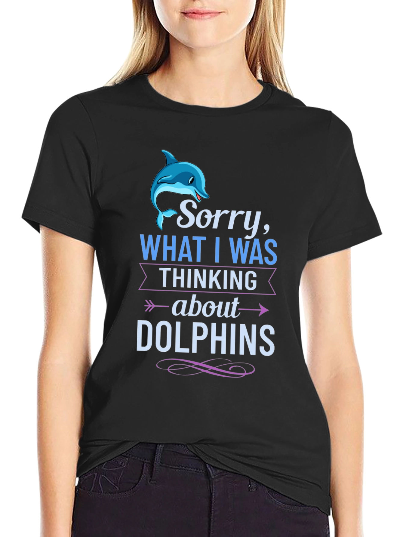 Dolphin Mind T-Shirt Funny Ocean Lover Tee
