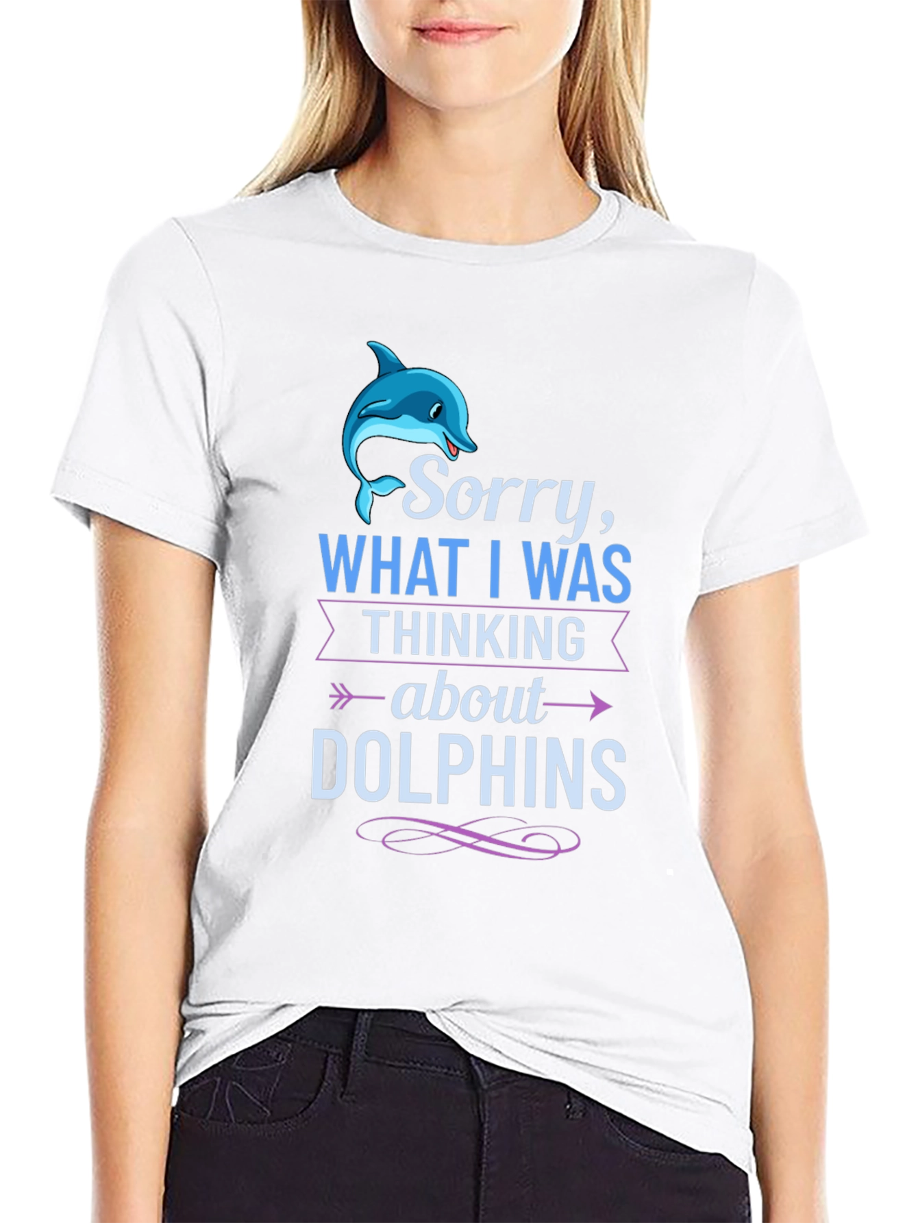 Dolphin Mind T-Shirt Funny Ocean Lover Tee