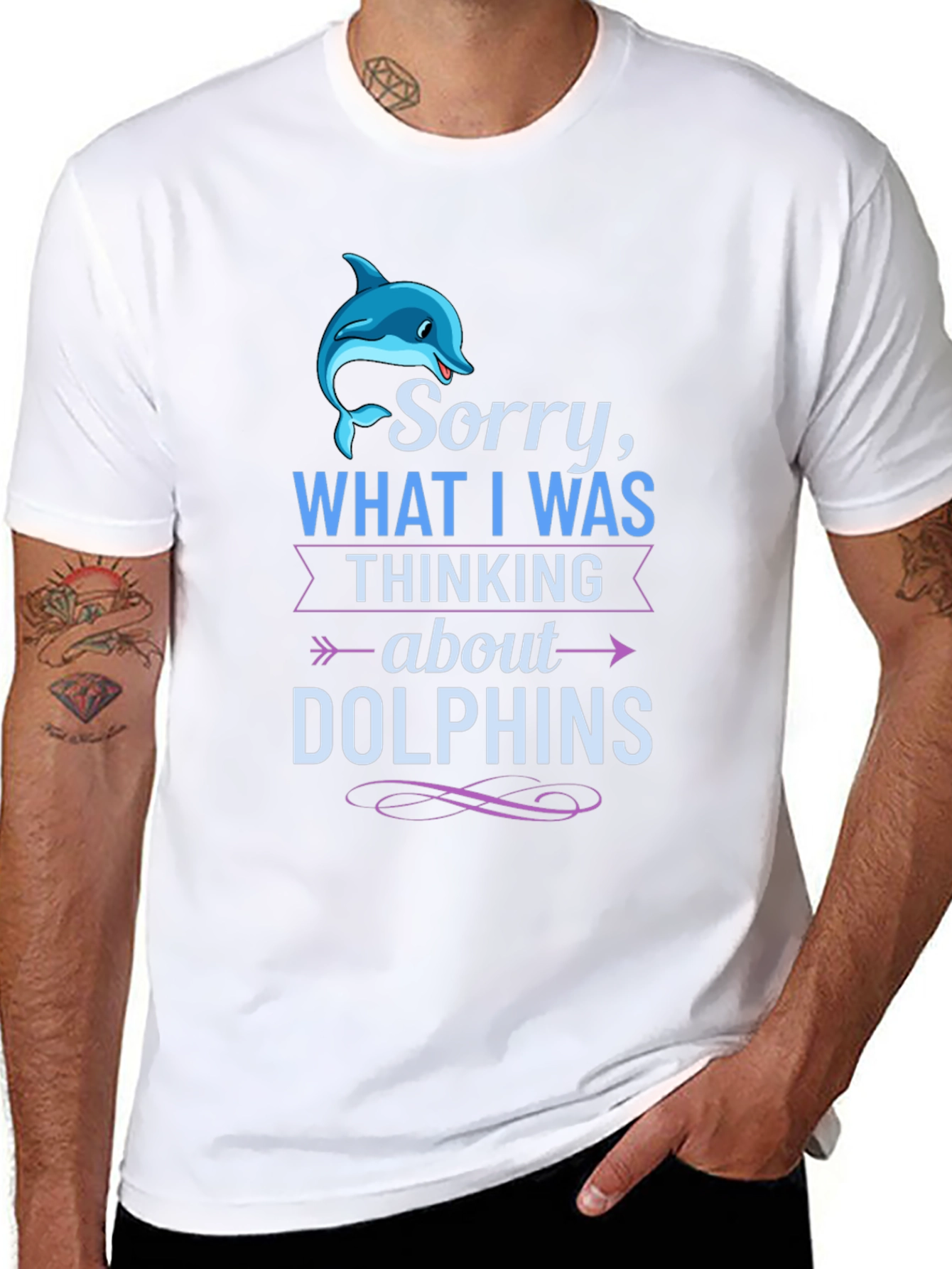 Dolphin Mind T-Shirt Funny Ocean Lover Tee