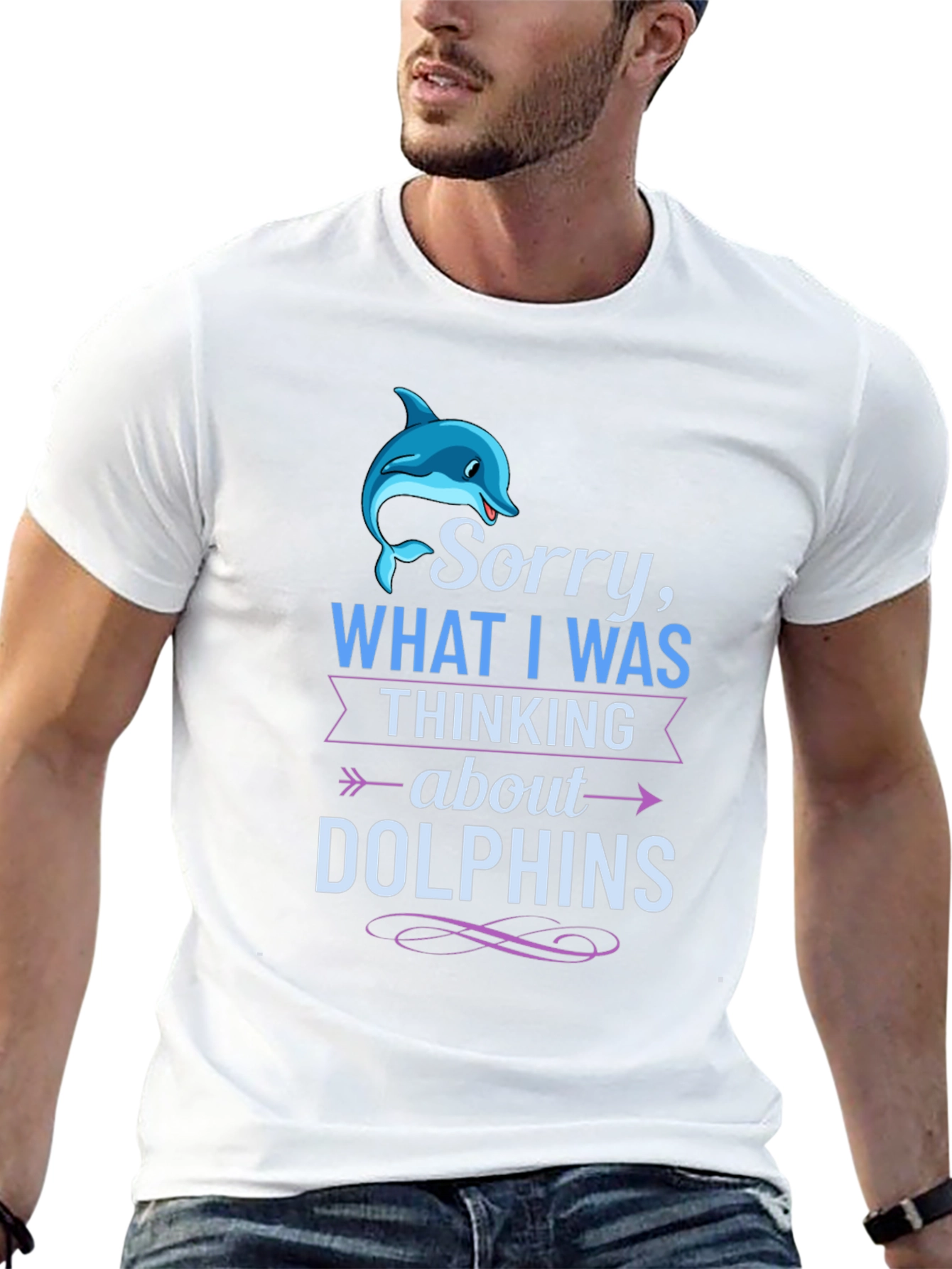 Dolphin Mind T-Shirt Funny Ocean Lover Tee