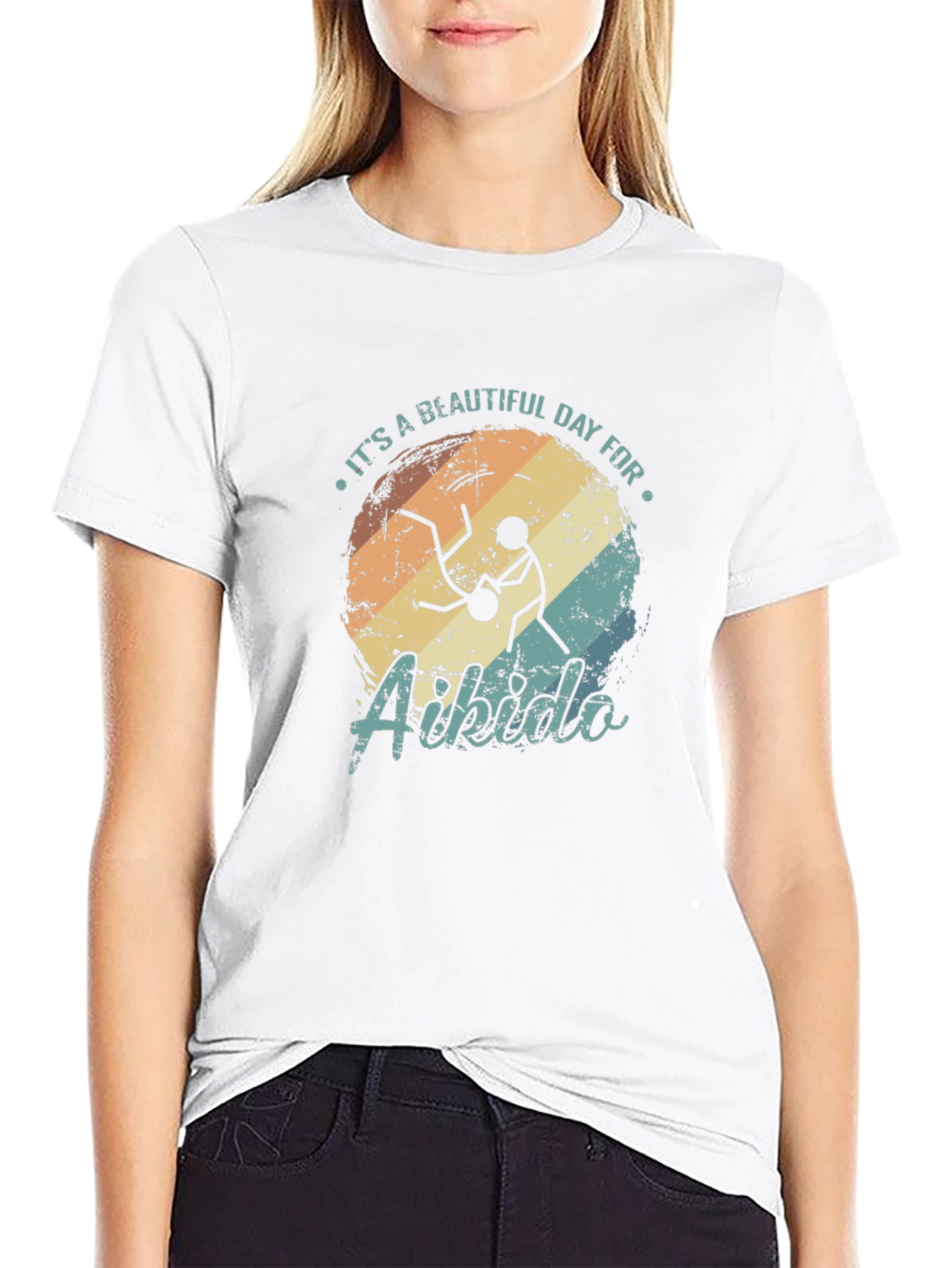 Aikido T-Shirt: Its a Beautiful Day Design