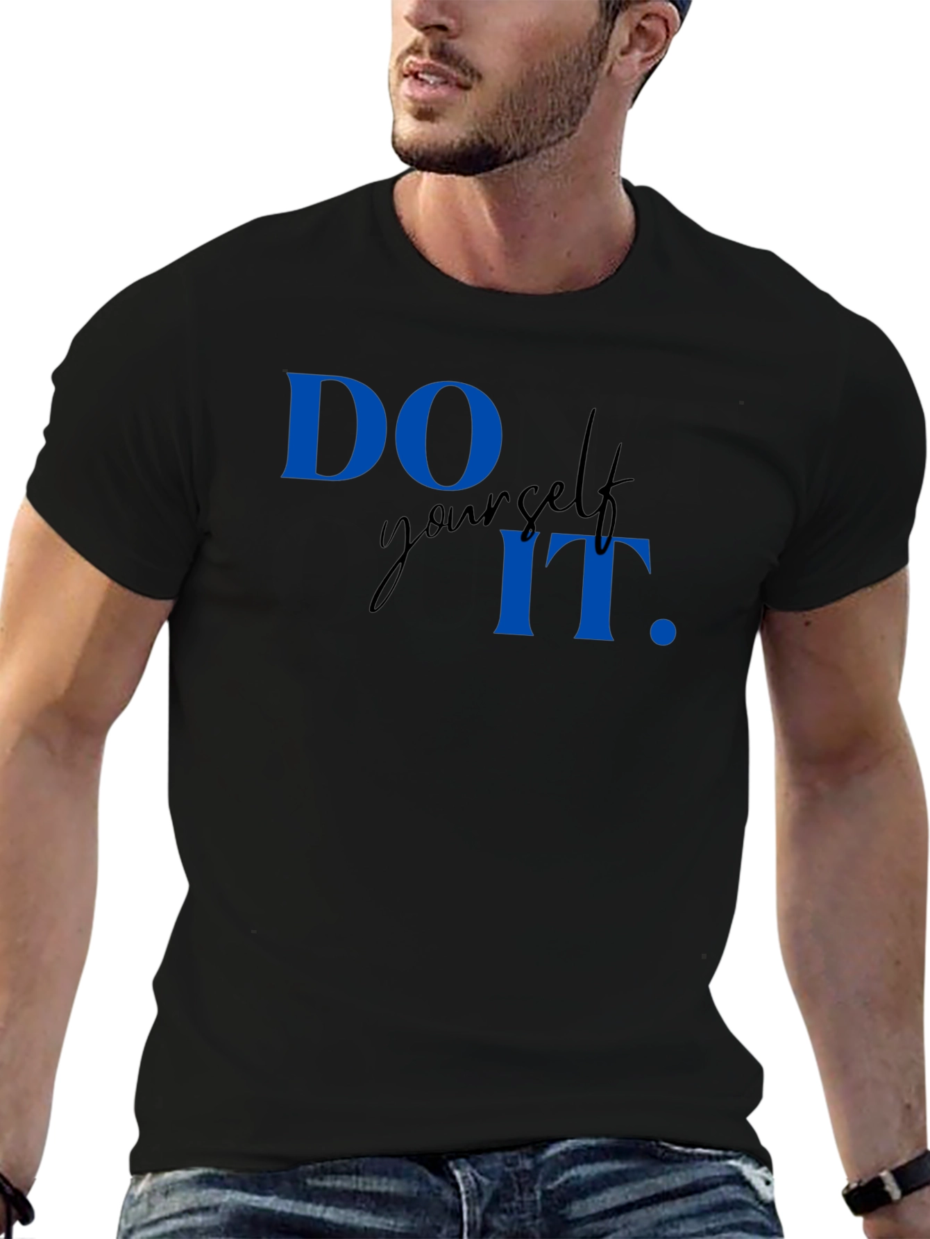 Do It Yourself Graphic Tee - Black