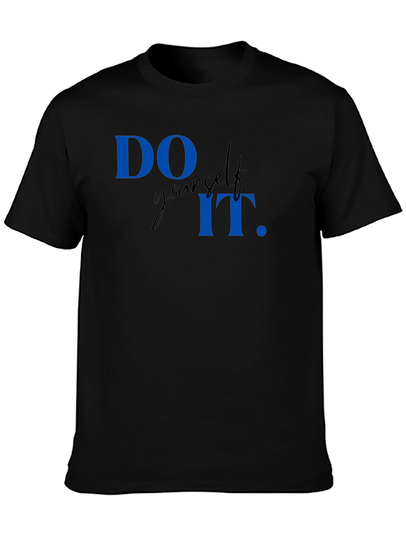 Do It Yourself Graphic Tee - Black